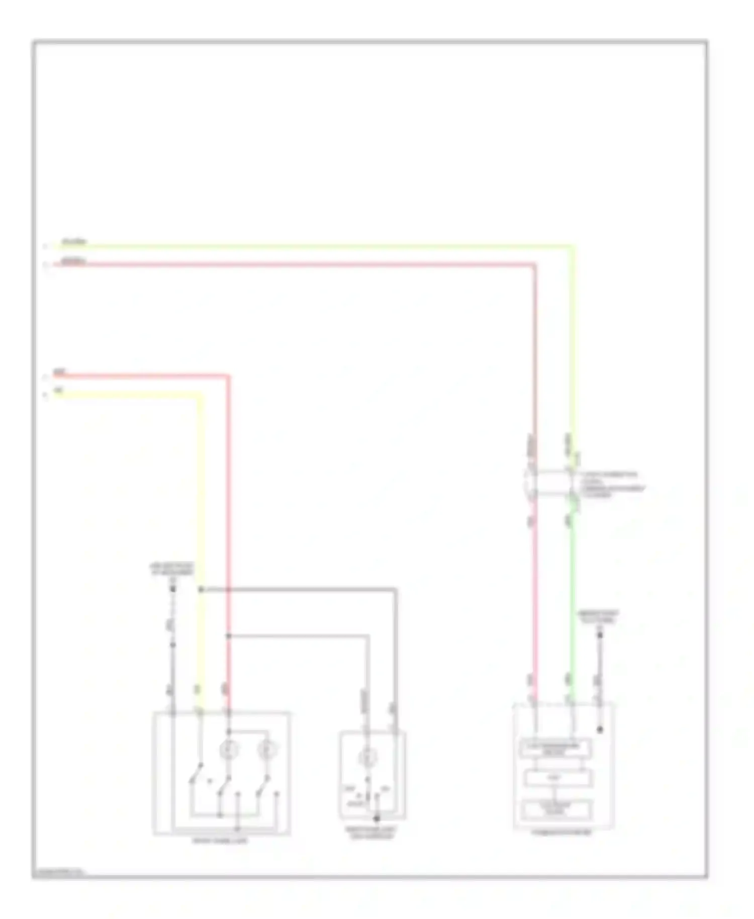 Lancer Mitsubishi X (2007-2010): Courtesy lamps circuit, evolution (2 of 2)