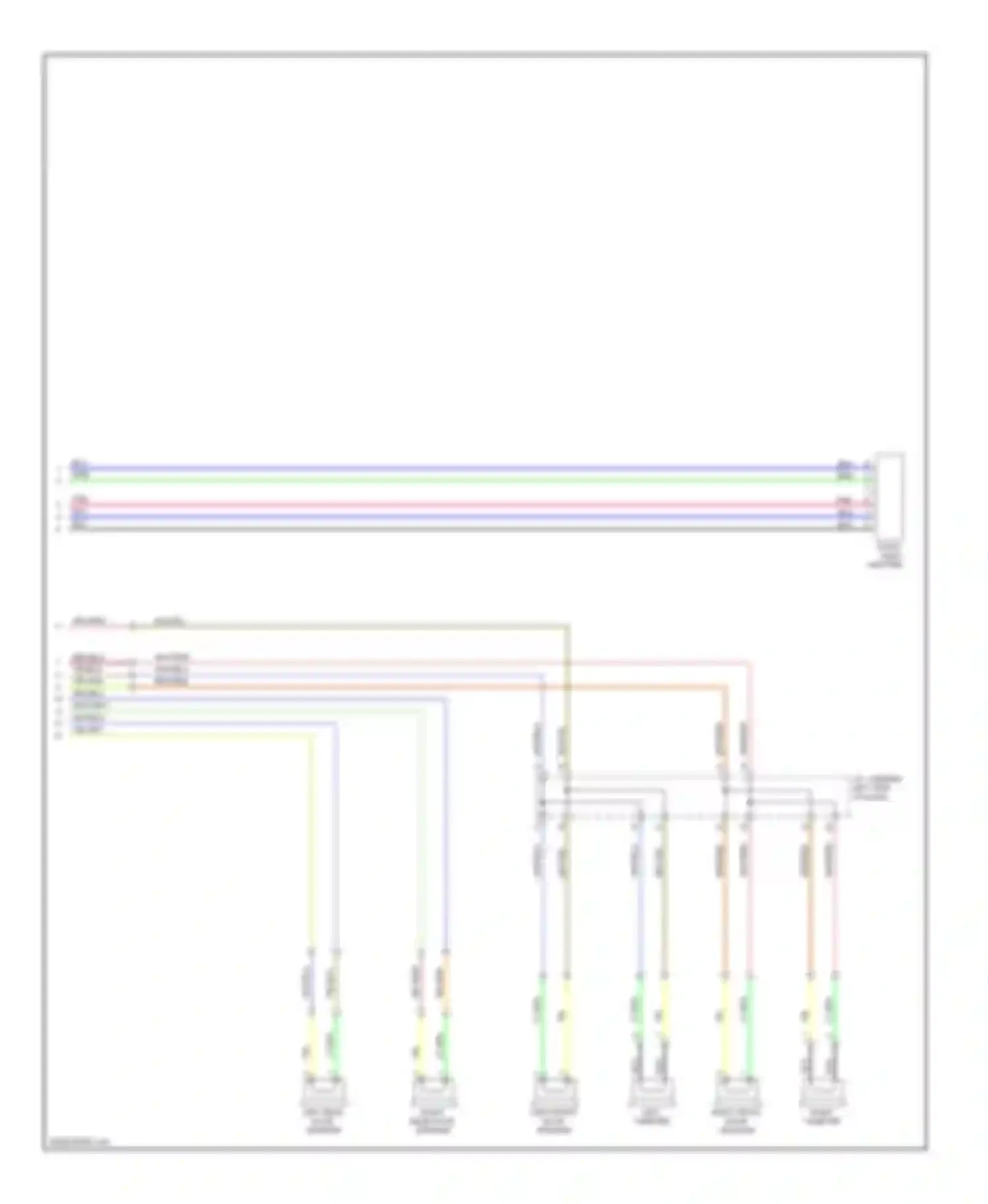 Lancer Mitsubishi X (2007-2010): Navigation circuit, except evolution with multi-communication system without amplifier (3 of 3)