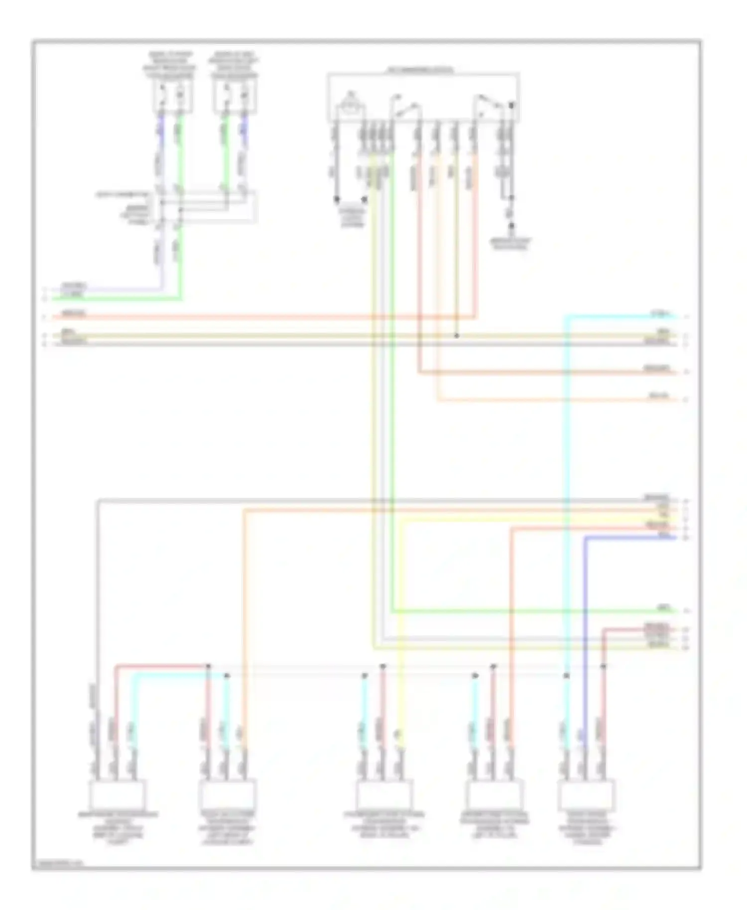 Lancer Mitsubishi X (2007-2010): Power door locks circuit, evolution with keyless entry (2 of 3)