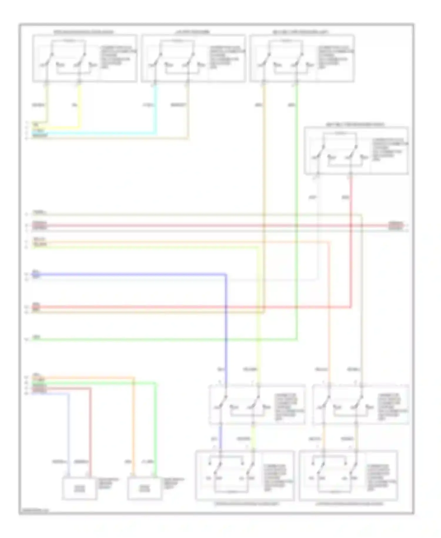 Lancer Mitsubishi X (2007-2010): Supplemental restraints circuit, evolution (2 of 4)