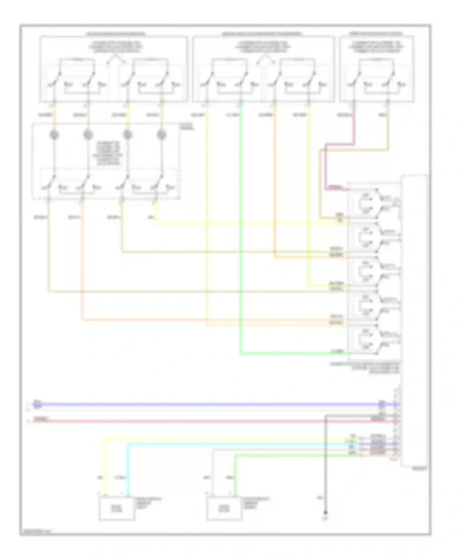 Lancer Mitsubishi X (2007-2010): Supplemental restraints circuit, evolution (4 of 4)