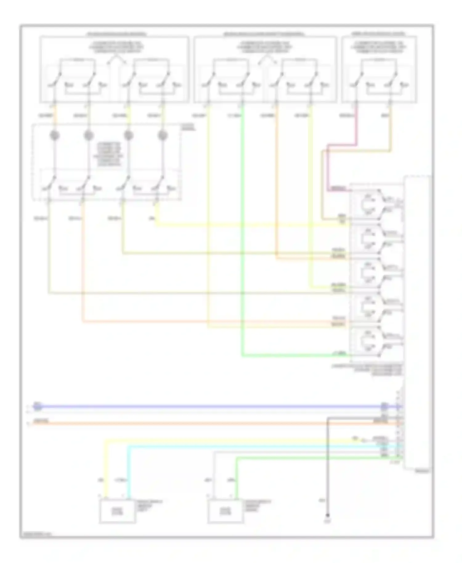 Lancer Mitsubishi X (2007-2010): Supplemental restraints circuit, except evolution (4 of 4)