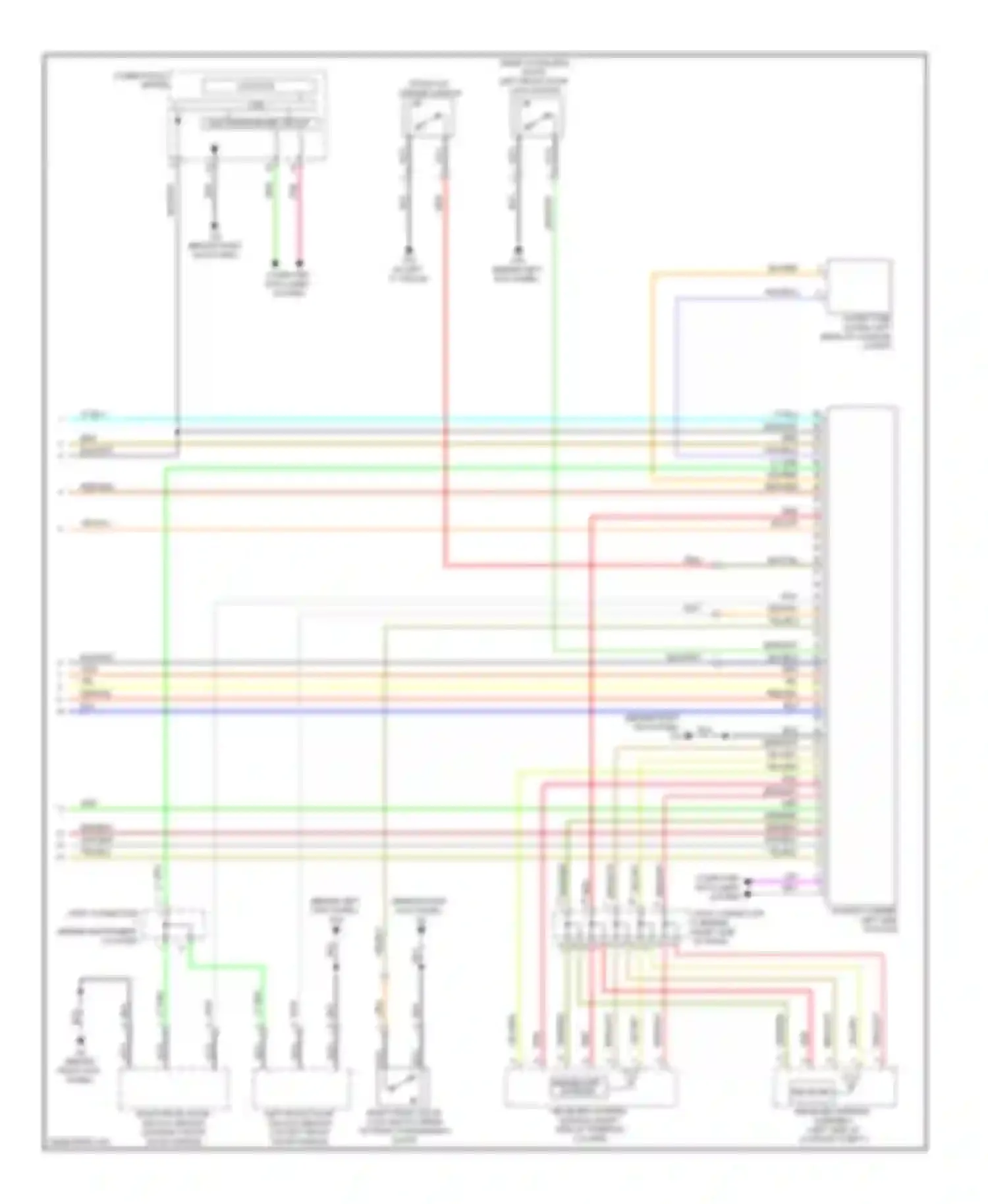 Wiring diagram combination meter for Mitsubishi Lancer X (2007-2010) (26 of 41)