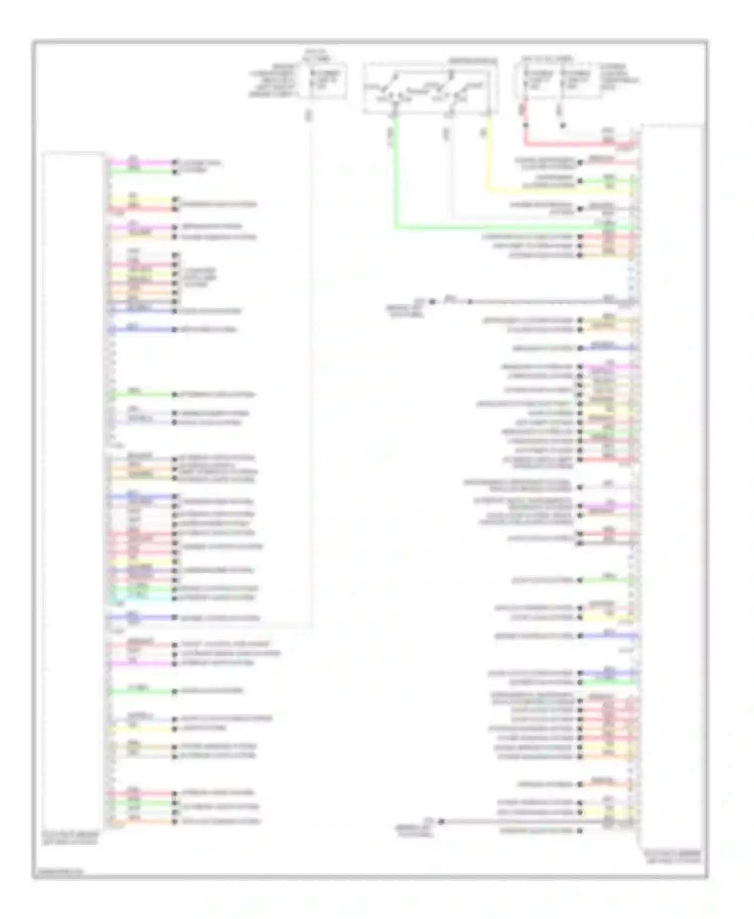 Wiring diagram door locks system door locks system for Mitsubishi Lancer X (2007-2010) (1 of 1)