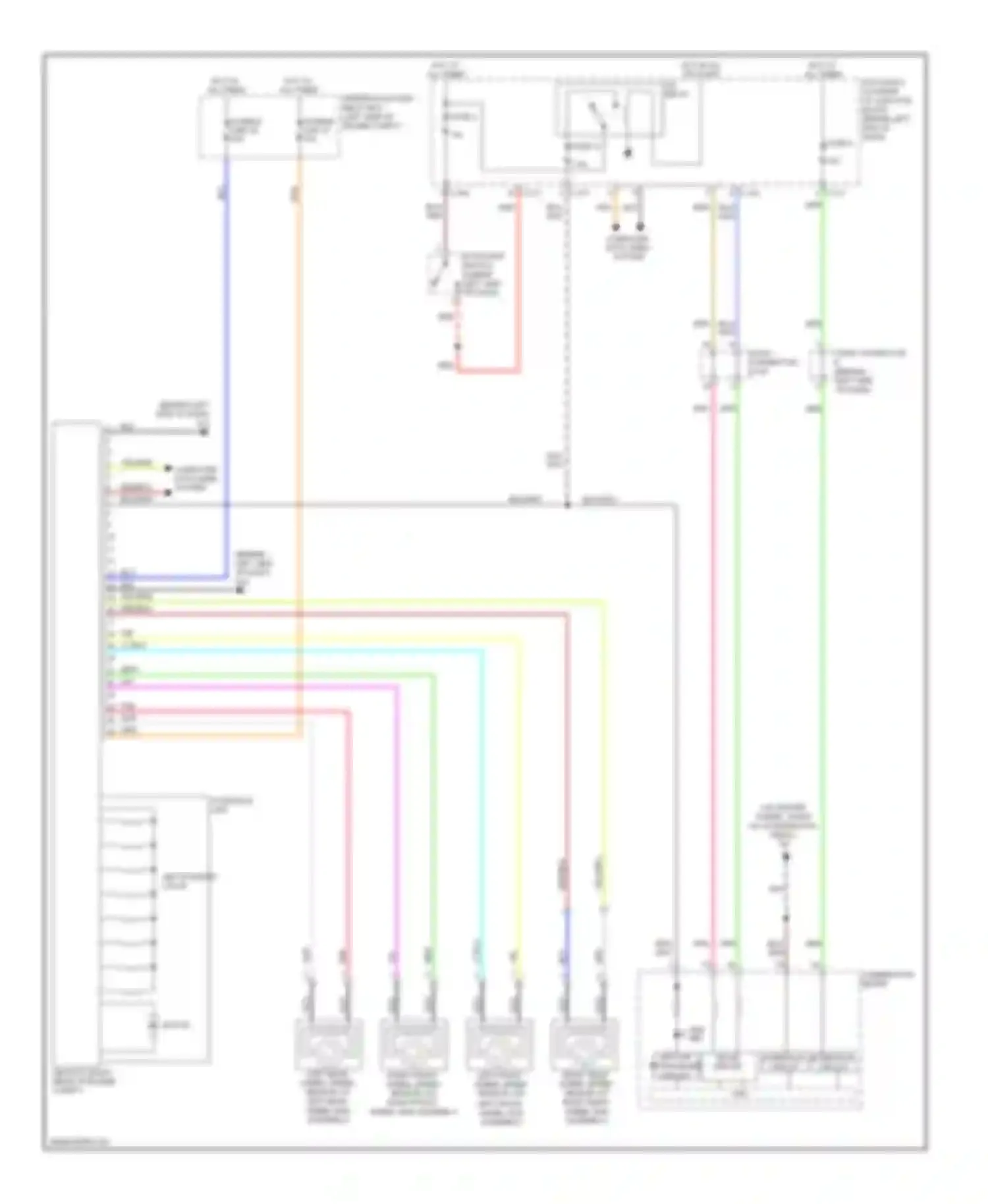 Wiring diagram fuse 9 for Mitsubishi Lancer X (2007-2010) (2 of 15)