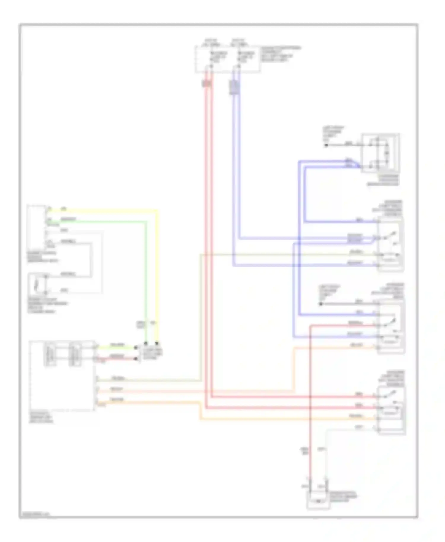 Wiring diagram yel for Mitsubishi Lancer X (2007-2010) (27 of 109)
