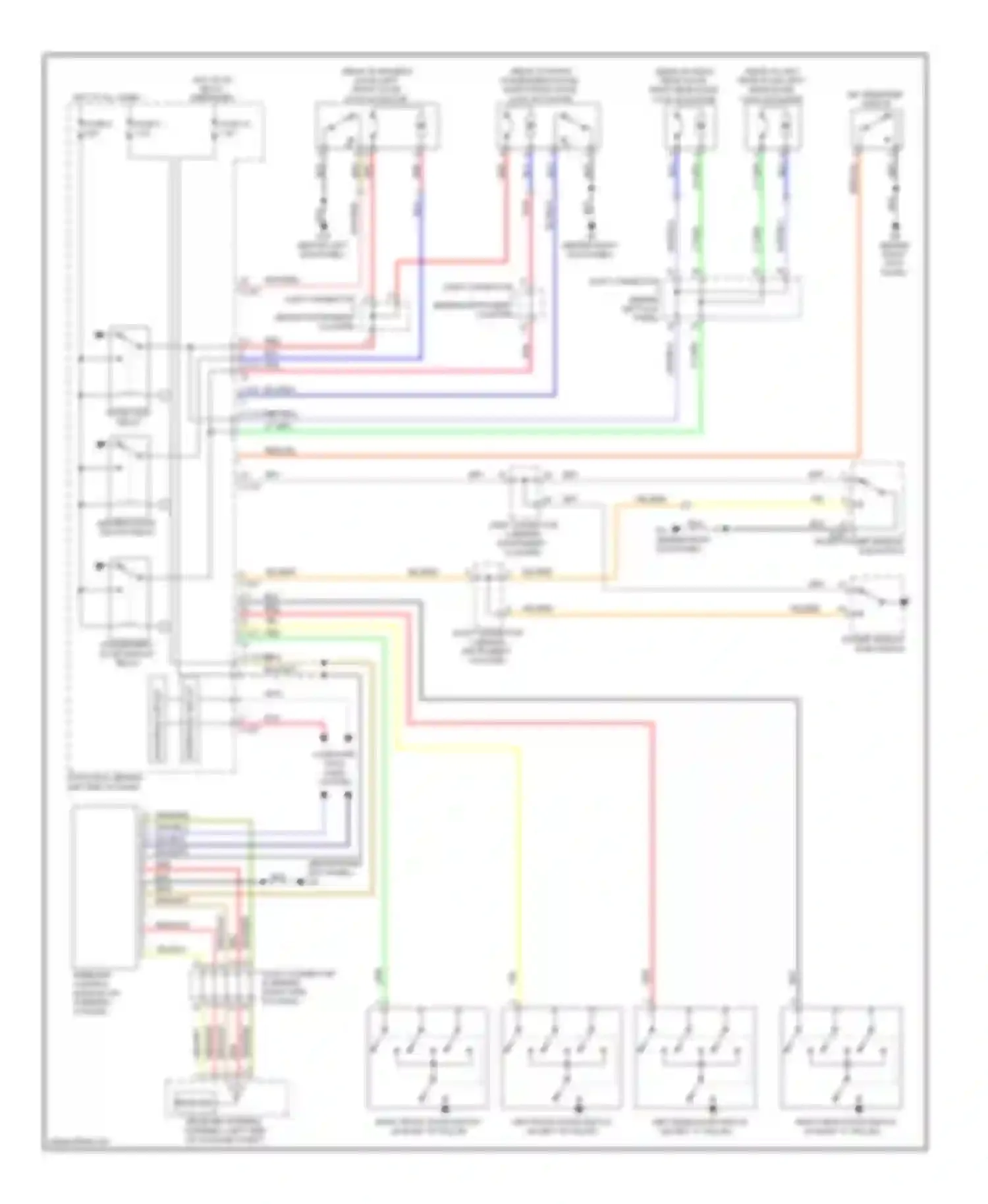 Wiring diagram yel/red for Mitsubishi Lancer X (2007-2010) (23 of 39)