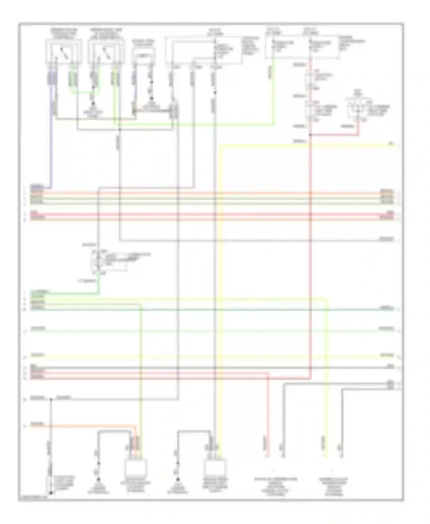 Mirage Mitsubishi V (1995-2003): Wiring diagram engine performance 1.5ls, with a/t (2 of 4)