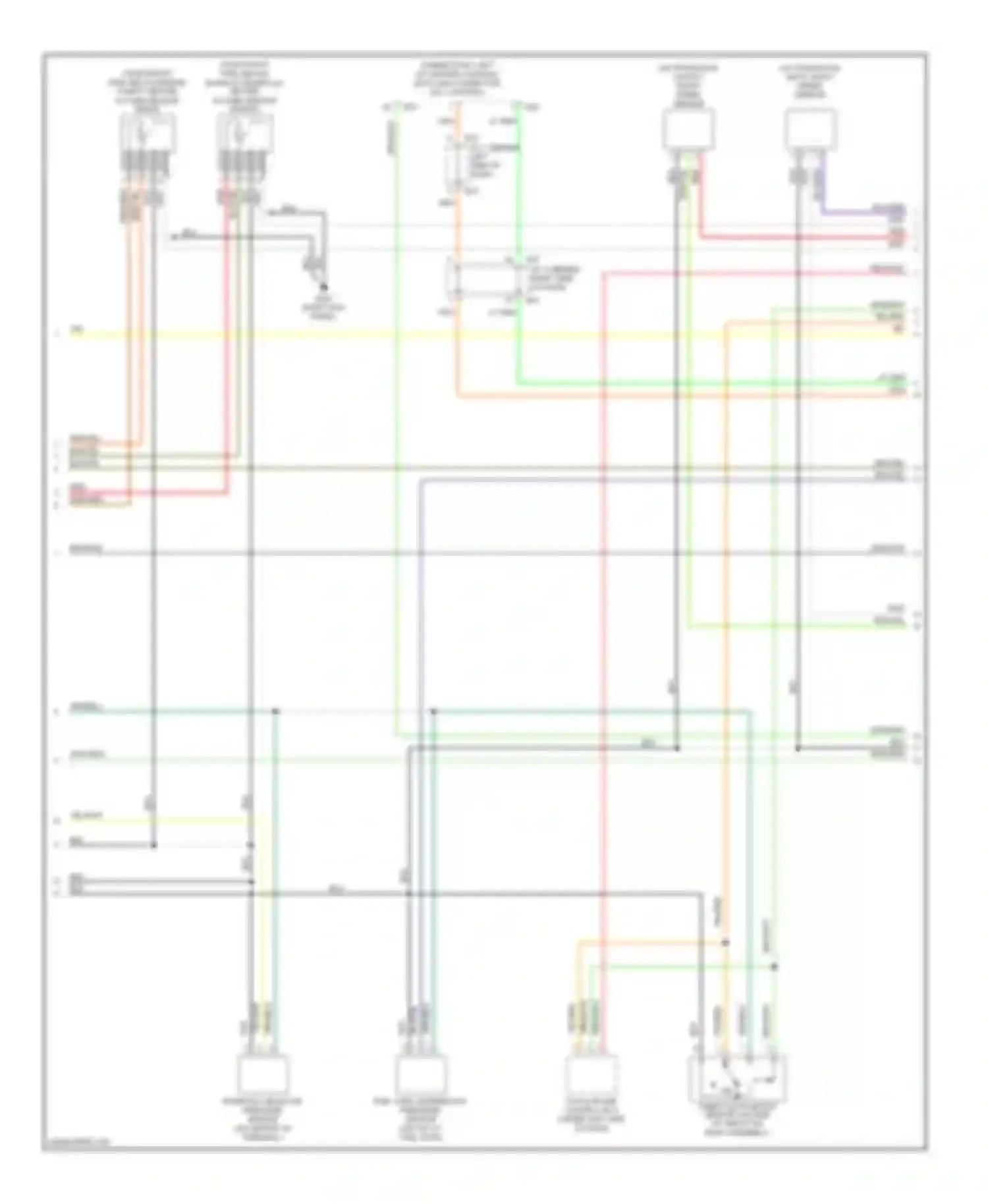 Mirage Mitsubishi V (1995-2003): Wiring diagram engine performance 1.5ls, with a/t (3 of 4)