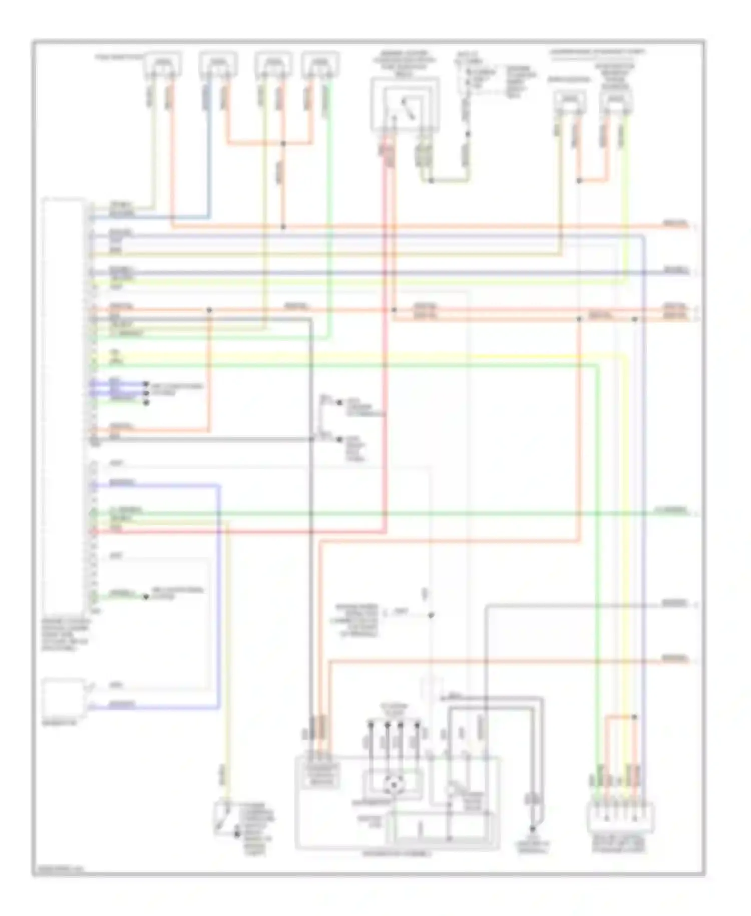 Mirage Mitsubishi V (1995-2003): Wiring diagram engine performance 1.5ls, with m/t (1 of 3)