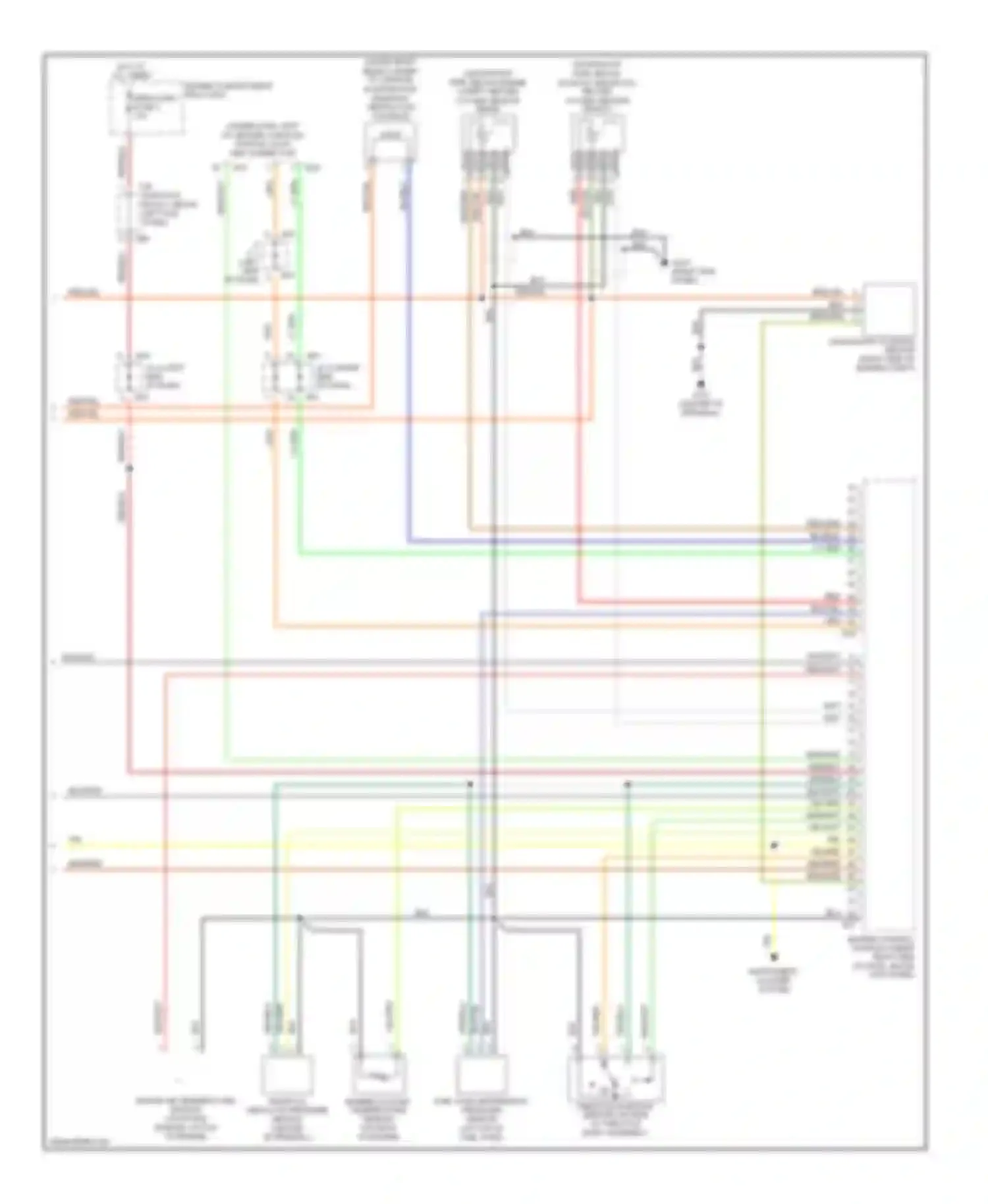 Mirage Mitsubishi V (1995-2003): Wiring diagram engine performance 1.5ls, with m/t (3 of 3)