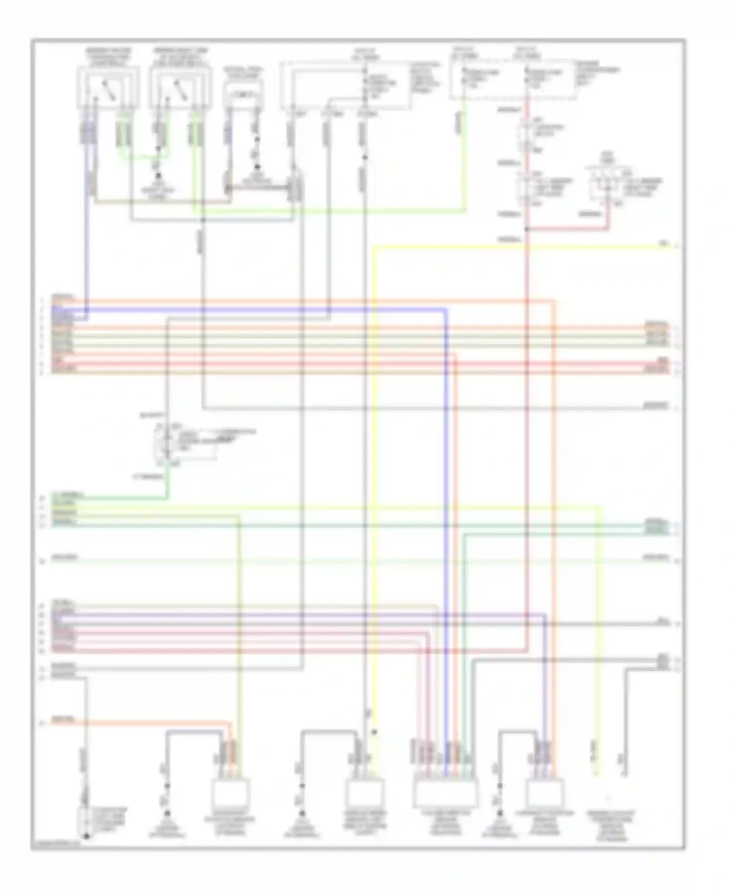 Mirage Mitsubishi V (1995-2003): Wiring diagram engine performance 1.8ls, with a/t (2 of 4)