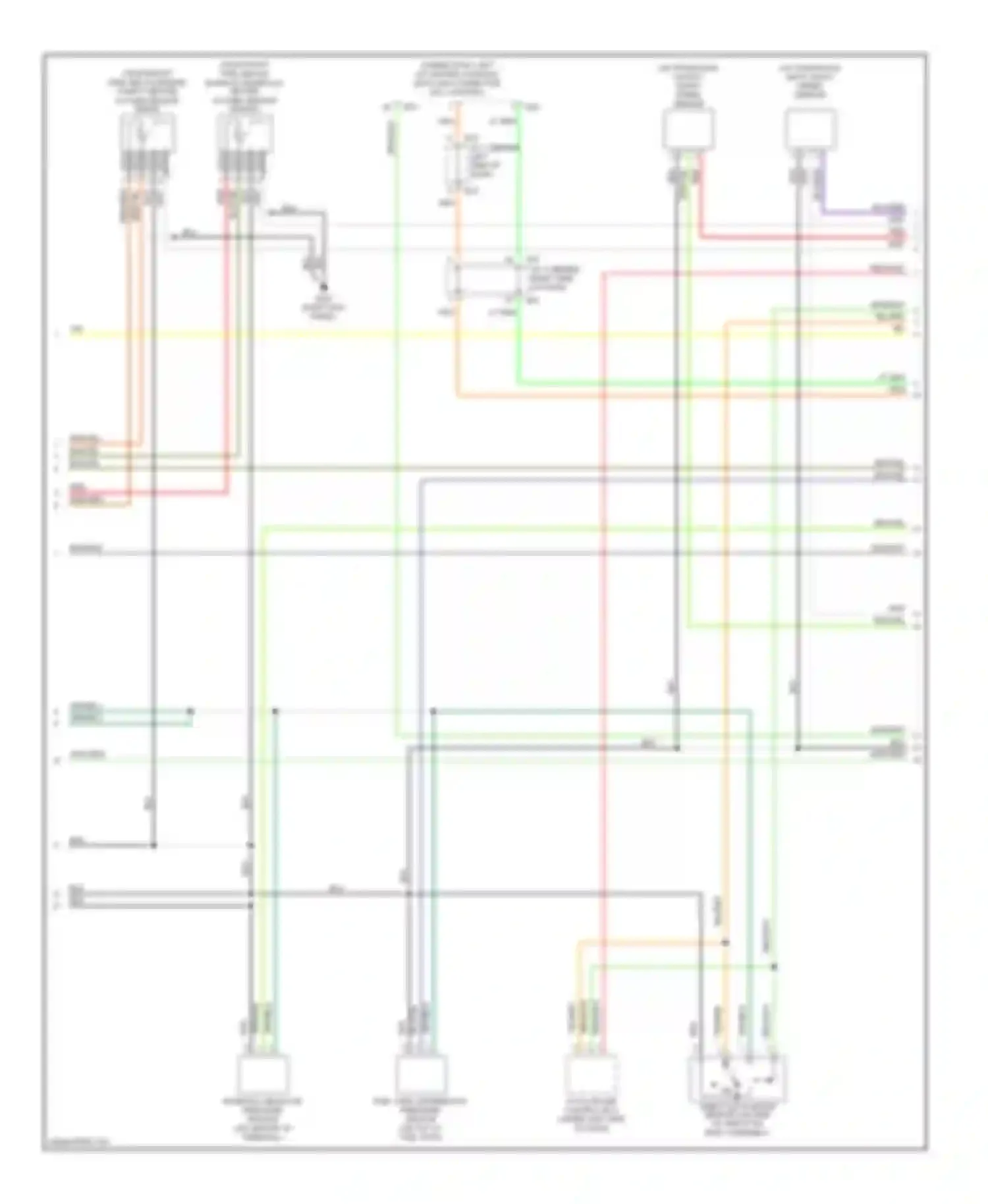 Mirage Mitsubishi V (1995-2003): Wiring diagram engine performance 1.8ls, with a/t (3 of 4)