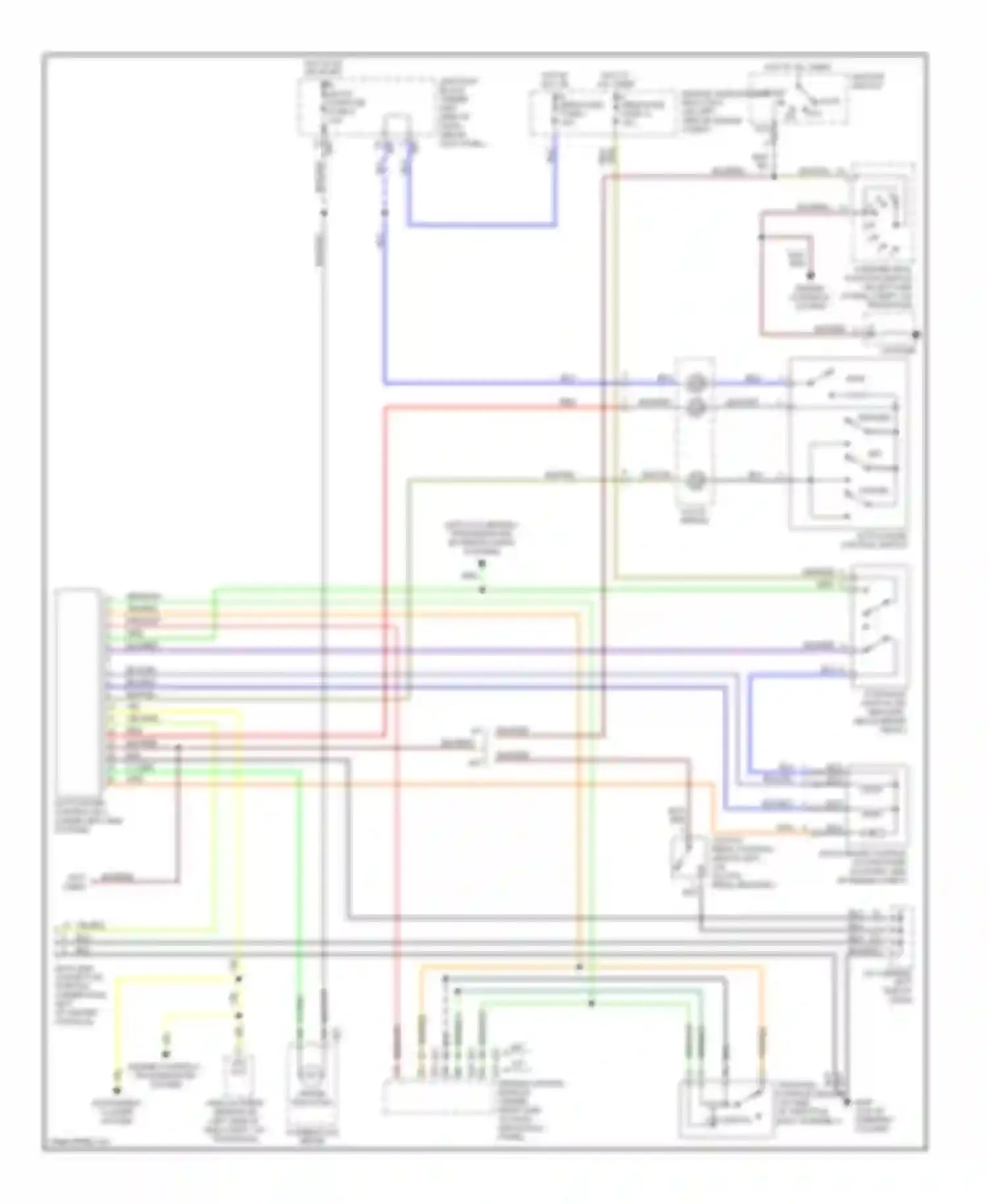Wiring diagram blk/red for Mitsubishi Mirage V (1995-2003) (1 of 18)