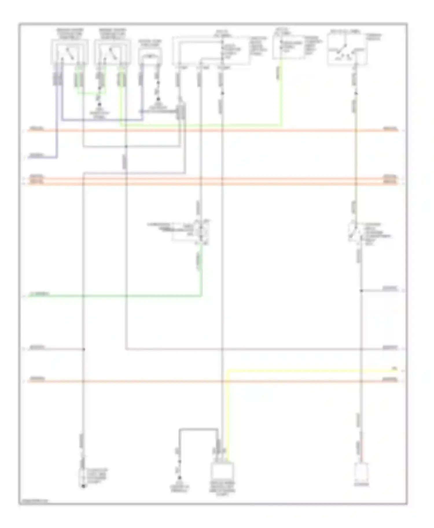 Wiring diagram hot at all times for Mitsubishi Mirage V (1995-2003) (13 of 31)