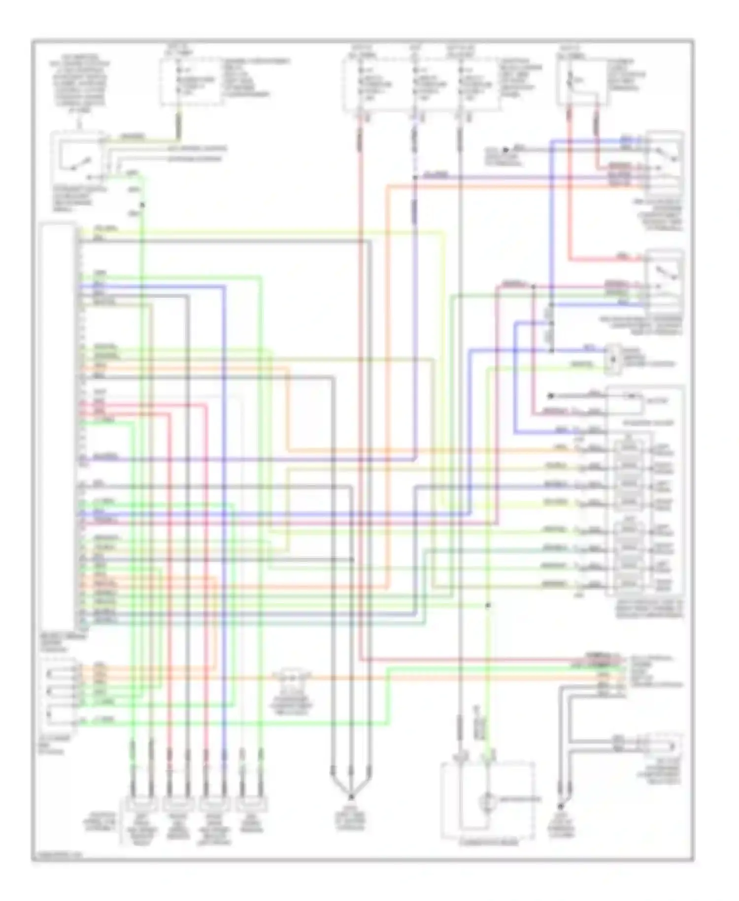 Wiring diagram red for Mitsubishi Mirage V (1995-2003) (1 of 35)