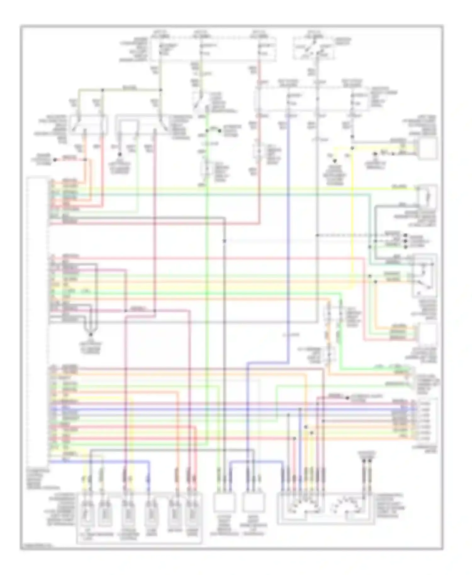 Wiring diagram torque converter control for Mitsubishi Mirage V (1995-2003) (1 of 1)