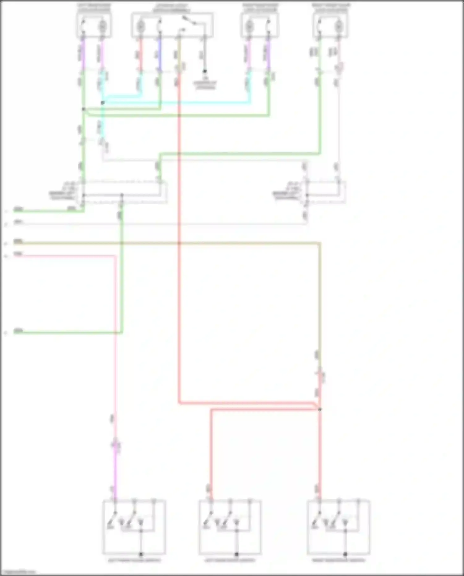 Mirage Mitsubishi VI facelift 2 (2019-2024): Forced entry circuit, w/o one touch start (2 of 2)