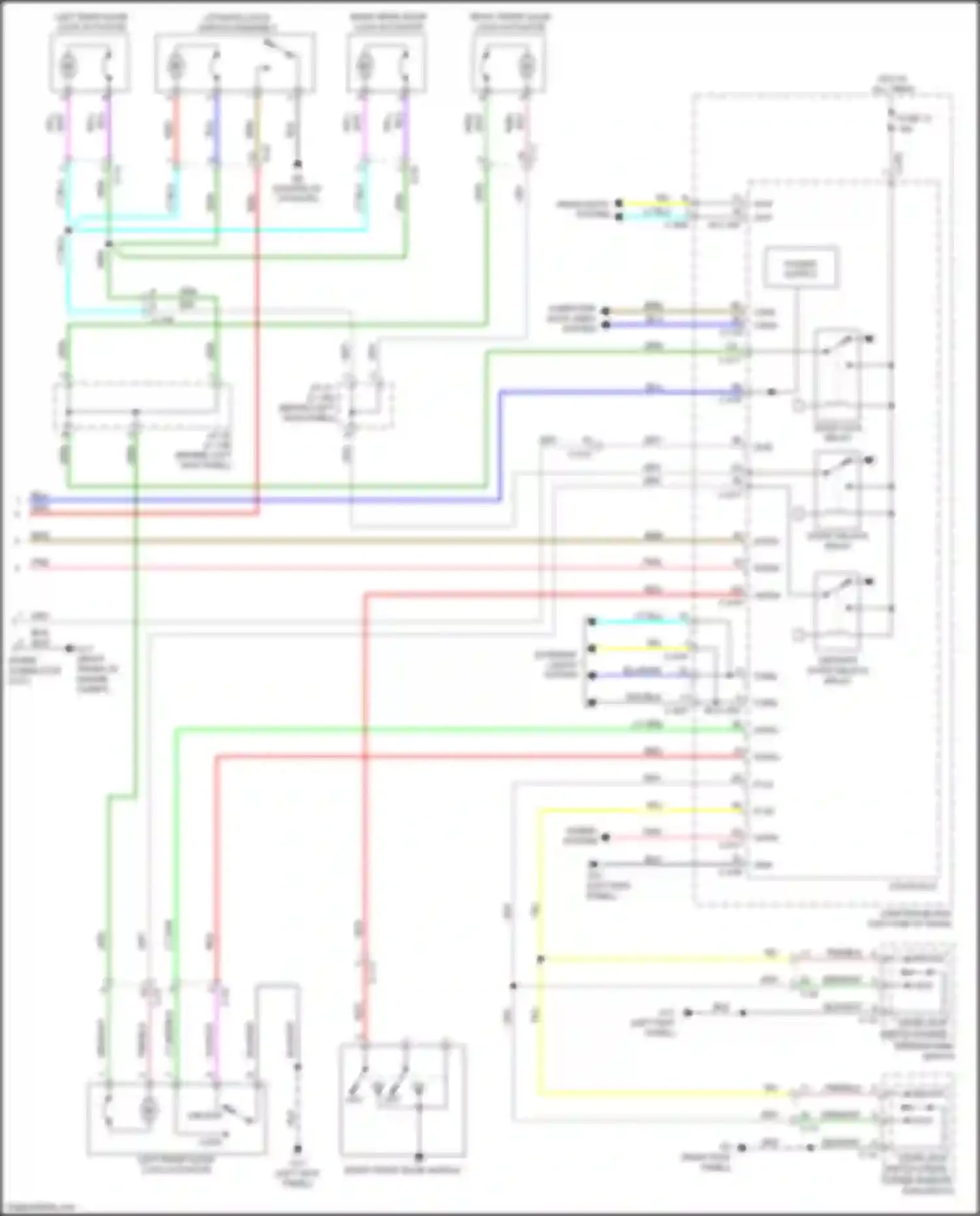 Mirage Mitsubishi VI facelift 2 (2019-2024): Forced entry circuit, w/ one touch start (3 of 3)