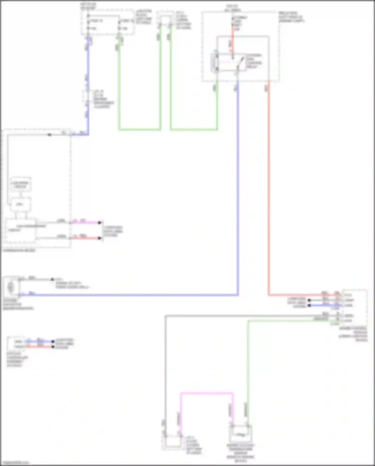 Mirage Mitsubishi VI facelift 2 (2019-2024): Cooling fan circuit