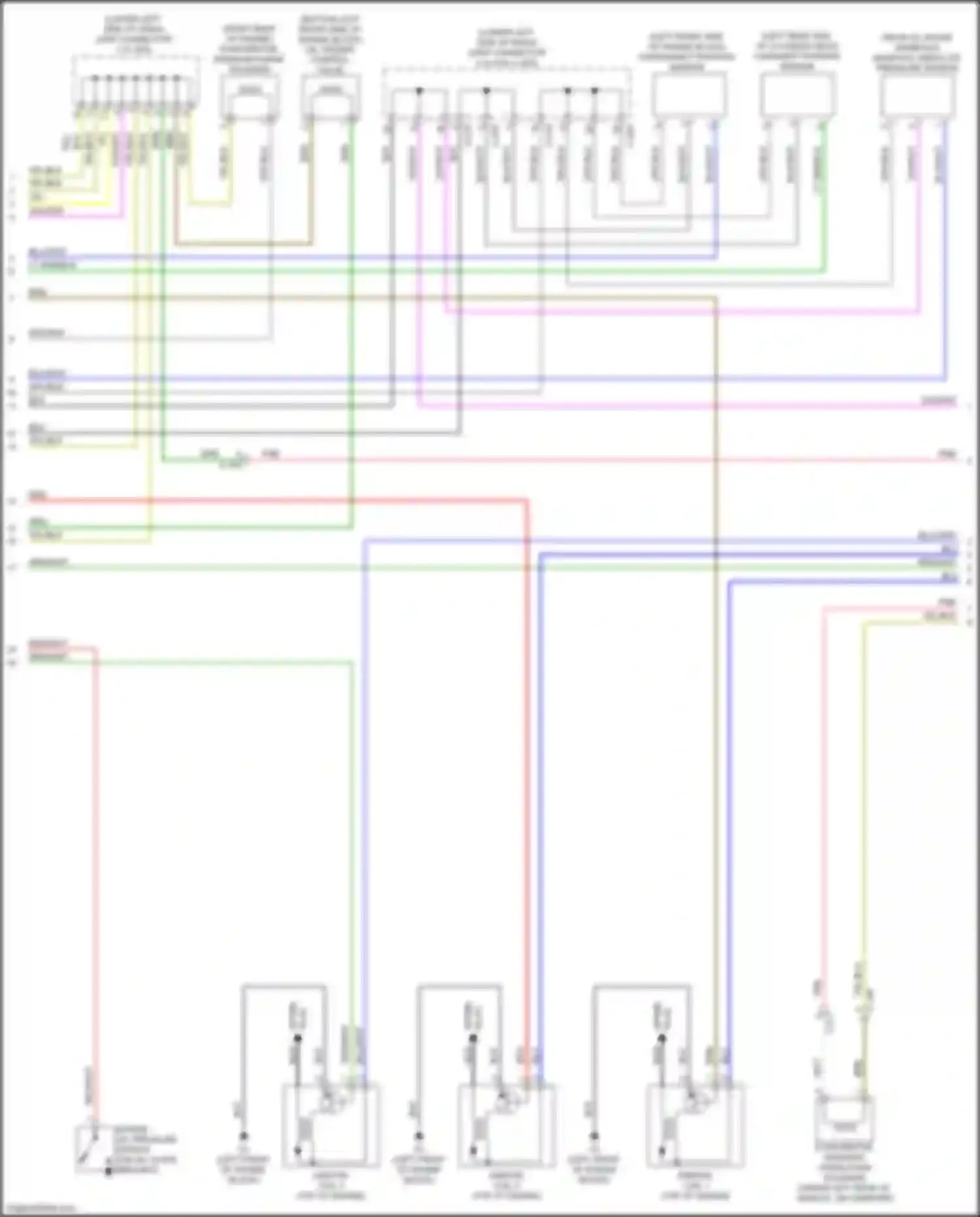 Mirage Mitsubishi VI facelift 2 (2019-2024): Wiring diagram engine performance 1.2l (2 of 4)