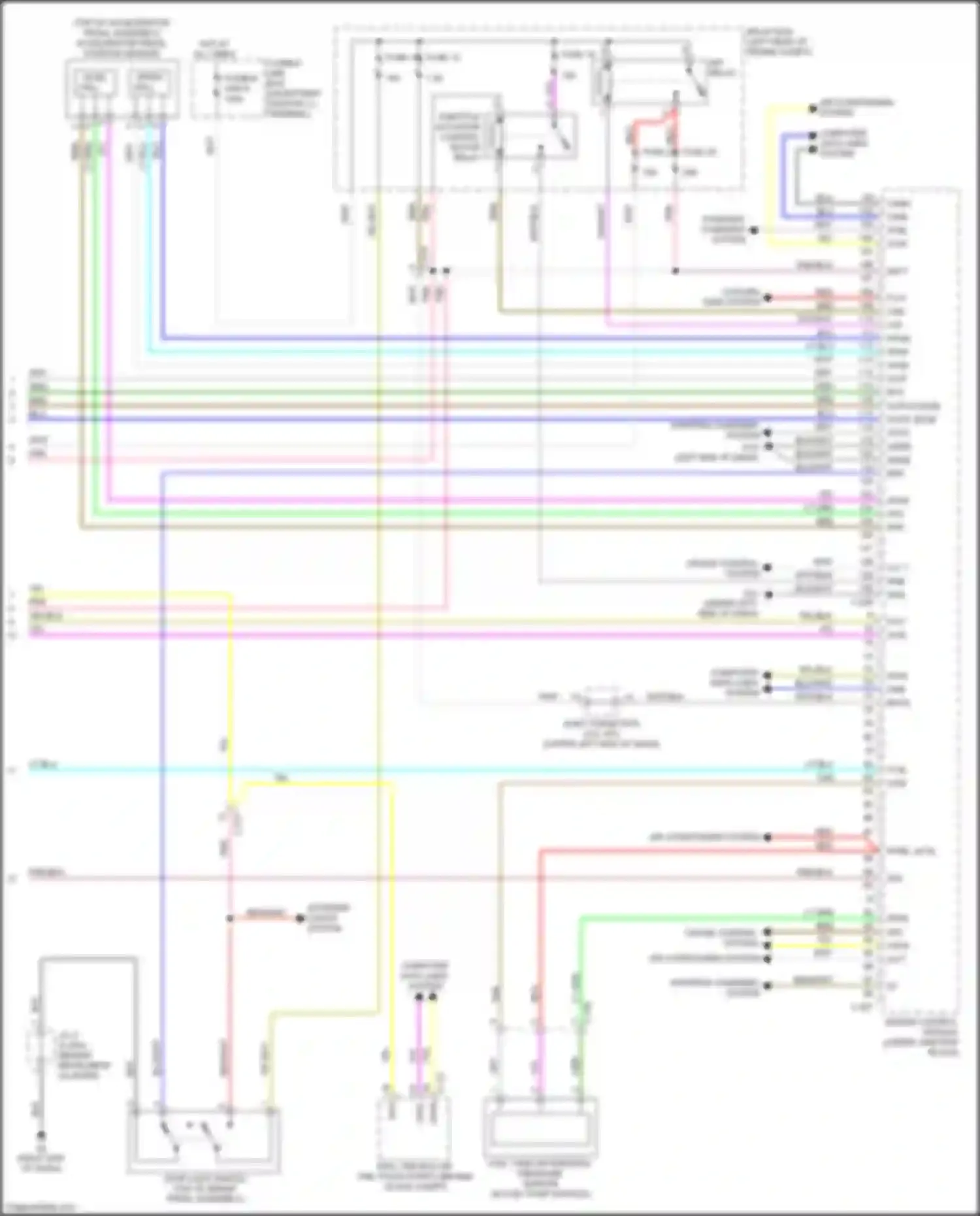 Mirage Mitsubishi VI facelift 2 (2019-2024): Wiring diagram engine performance 1.2l (4 of 4)