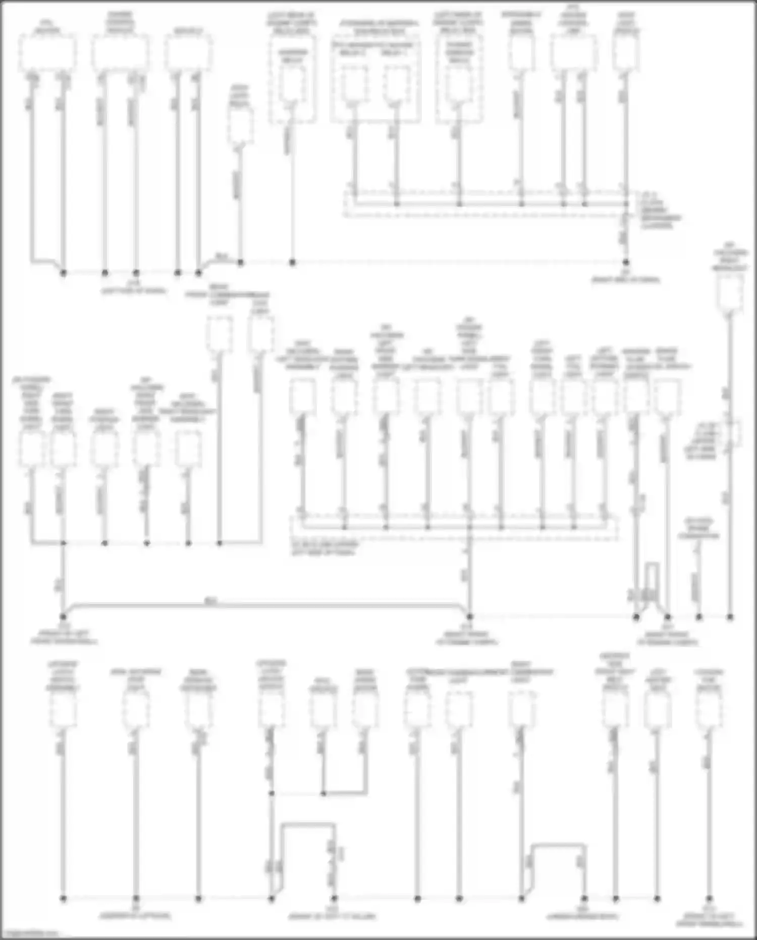 Mirage Mitsubishi VI facelift 2 (2019-2024): Ground distribution circuit (3 of 3)