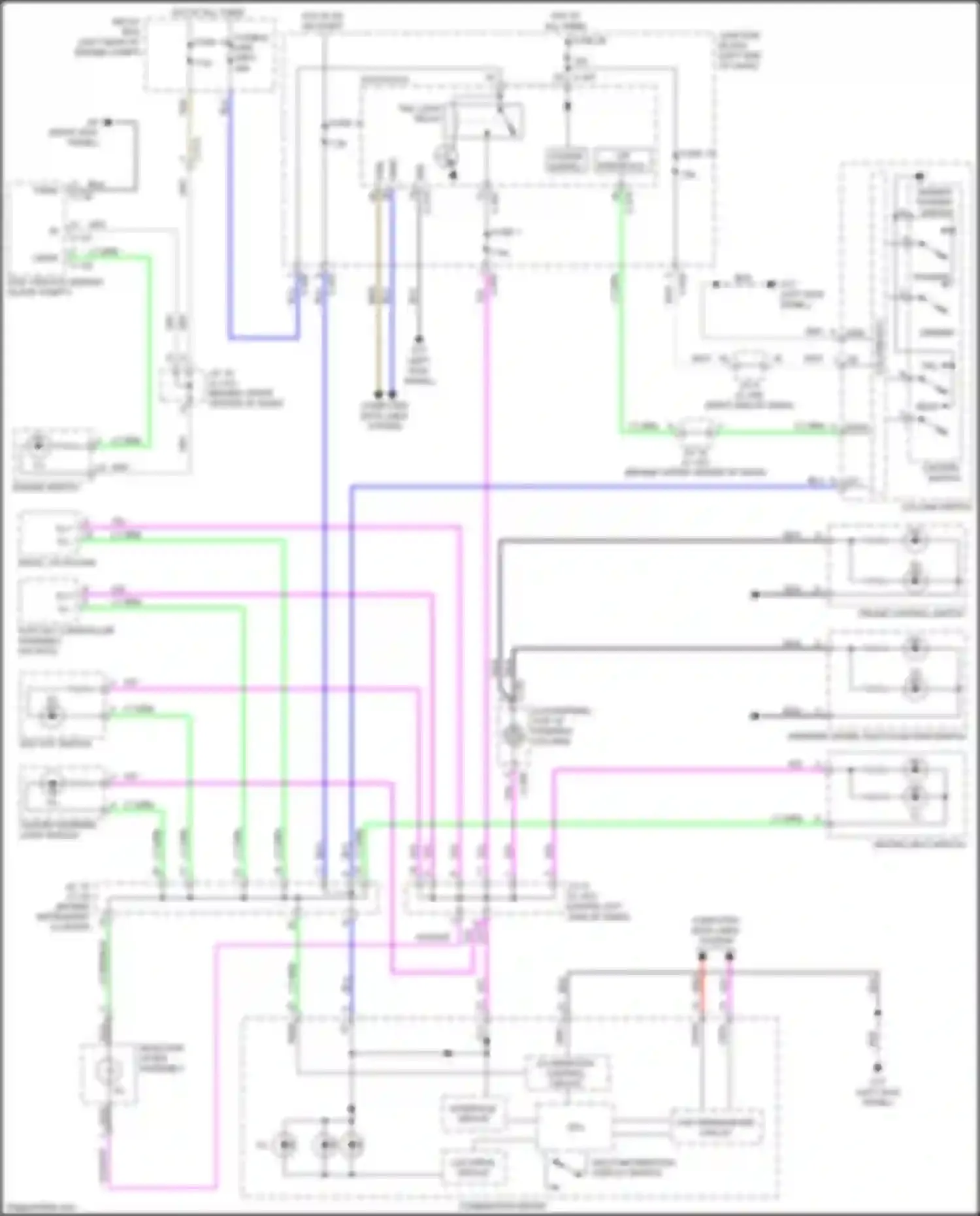 Mirage Mitsubishi VI facelift 2 (2019-2024): Instrument illumination circuit