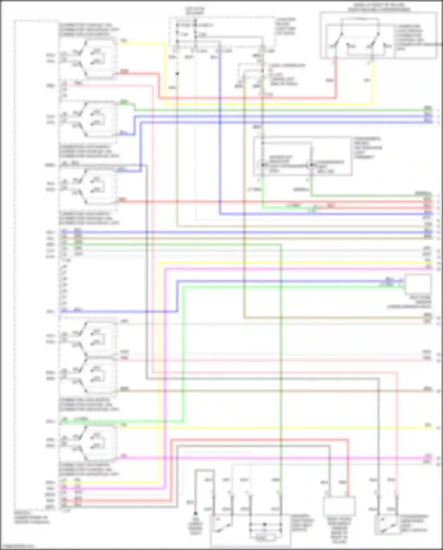 Mirage Mitsubishi VI facelift 2 (2019-2024): Supplemental restraints circuit (1 of 4)