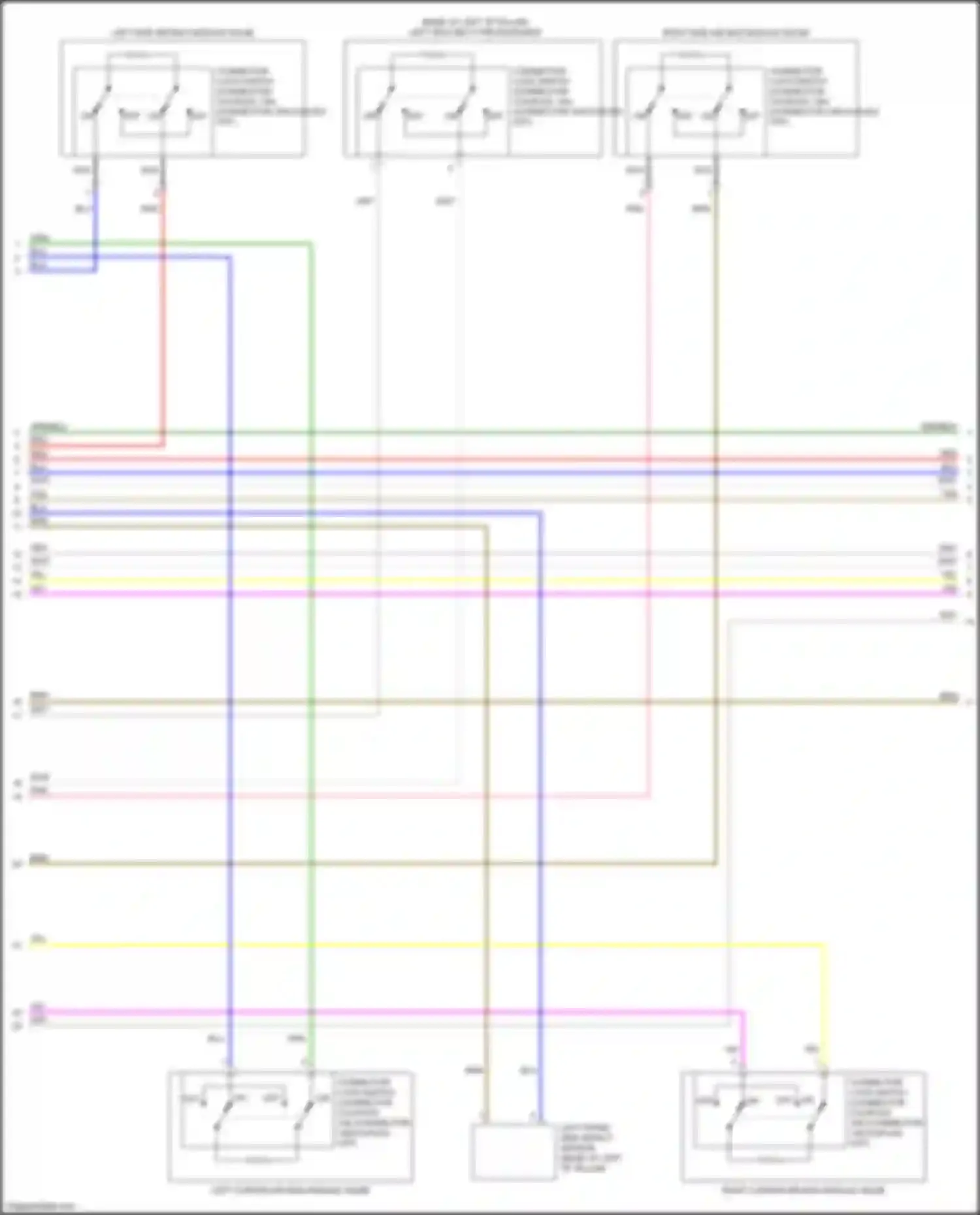 Mirage Mitsubishi VI facelift 2 (2019-2024): Supplemental restraints circuit (2 of 4)