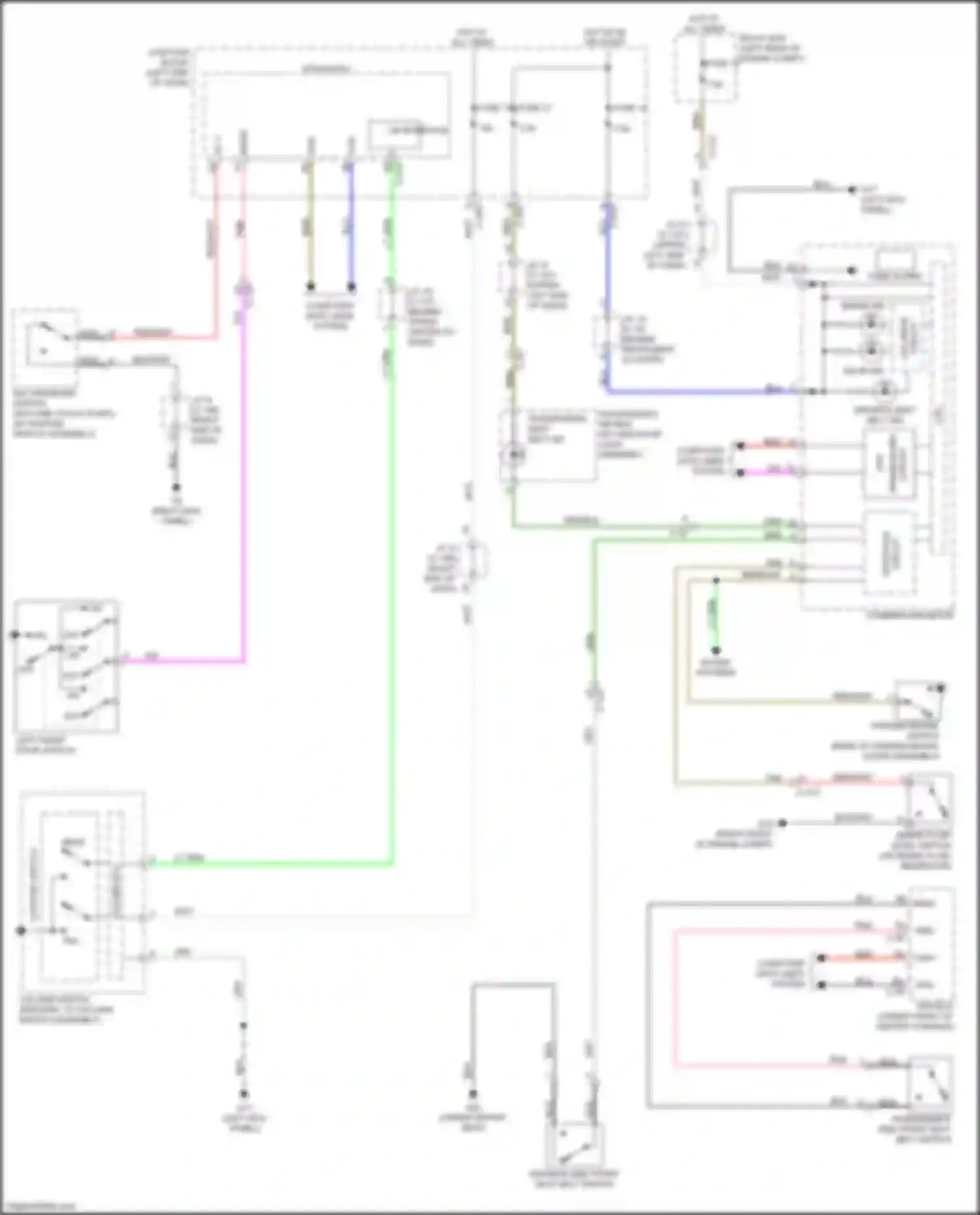 Wiring diagram blk for Mitsubishi Mirage VI facelift 2 (2019-2024) (42 of 64)