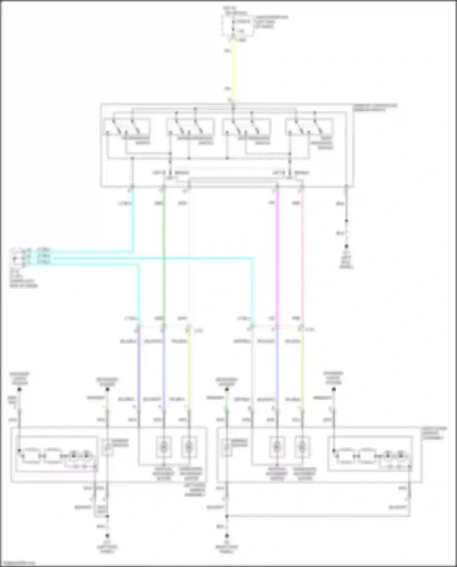 Wiring diagram blu/blk for Mitsubishi Mirage VI facelift 2 (2019-2024) (1 of 1)
