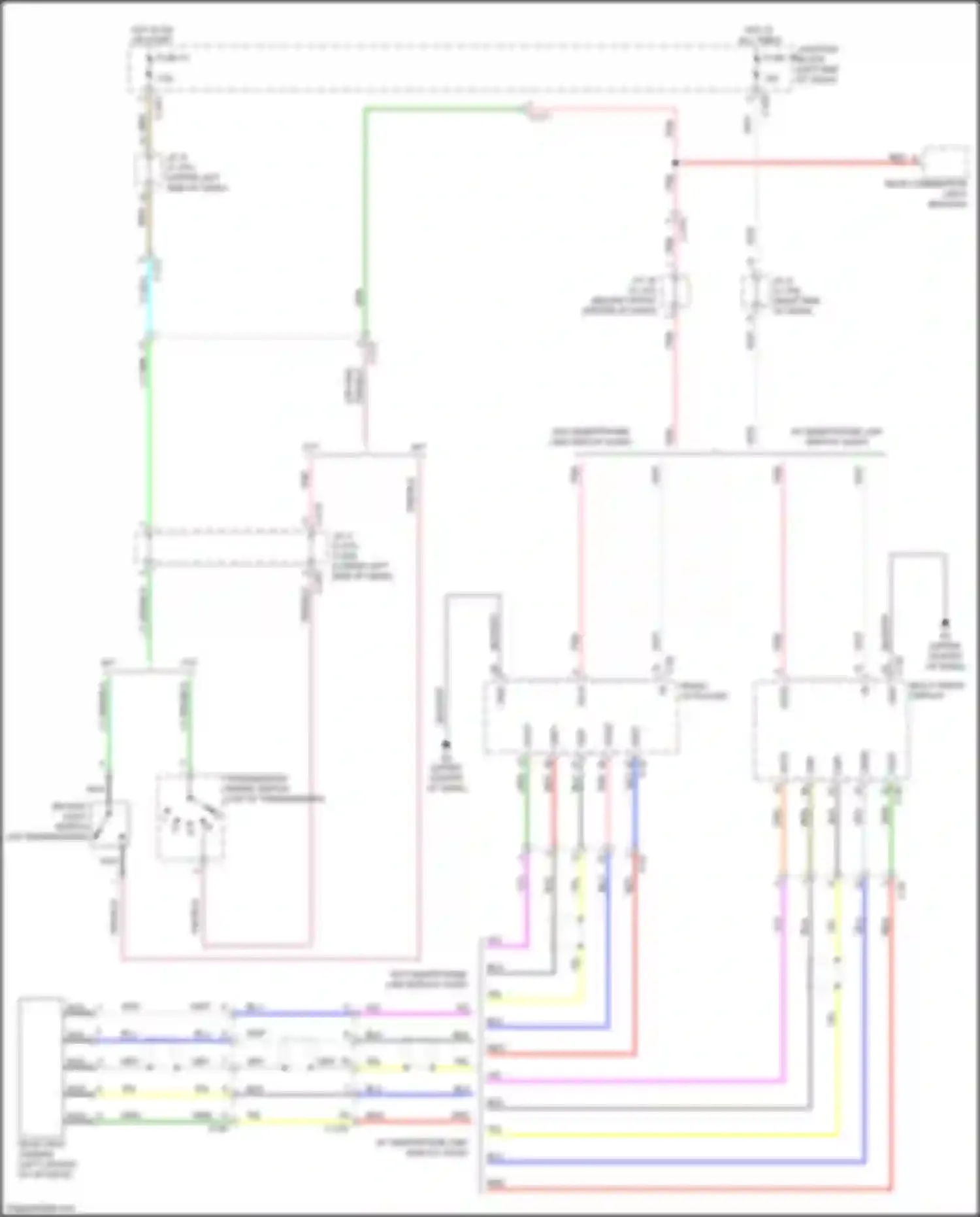 Wiring diagram c-124 for Mitsubishi Mirage VI facelift 2 (2019-2024) (15 of 15)