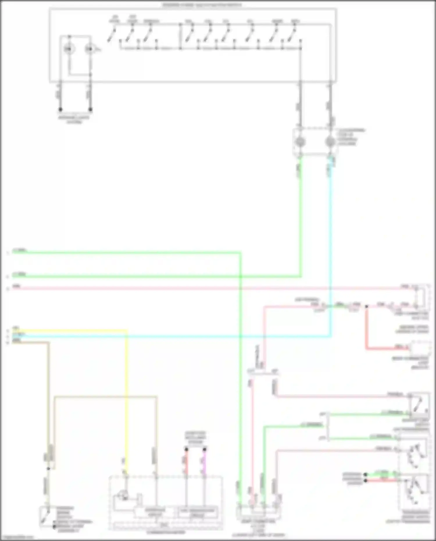Wiring diagram c-215 for Mitsubishi Mirage VI facelift 2 (2019-2024) (8 of 17)