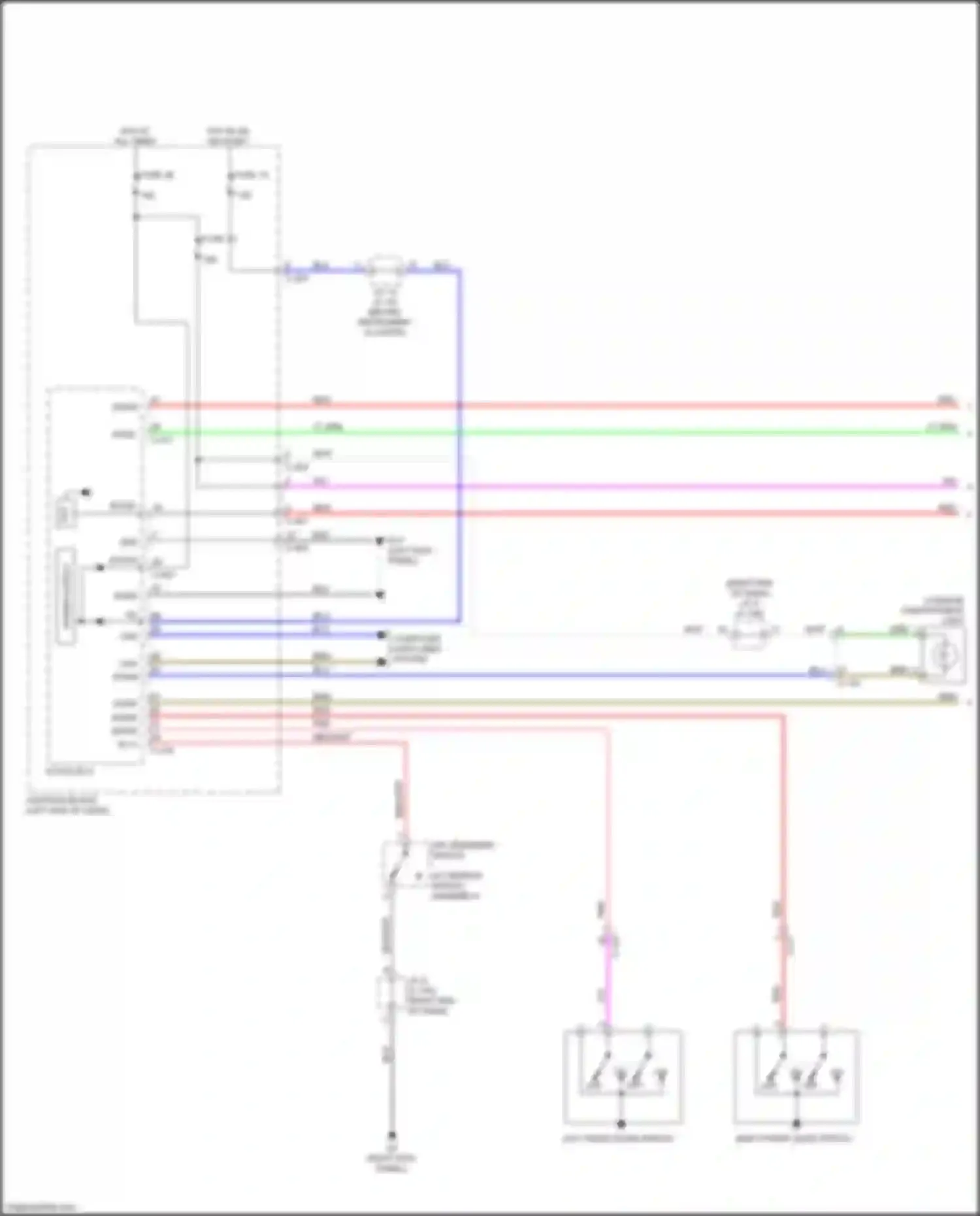 Wiring diagram c-416 for Mitsubishi Mirage VI facelift 2 (2019-2024) (22 of 26)
