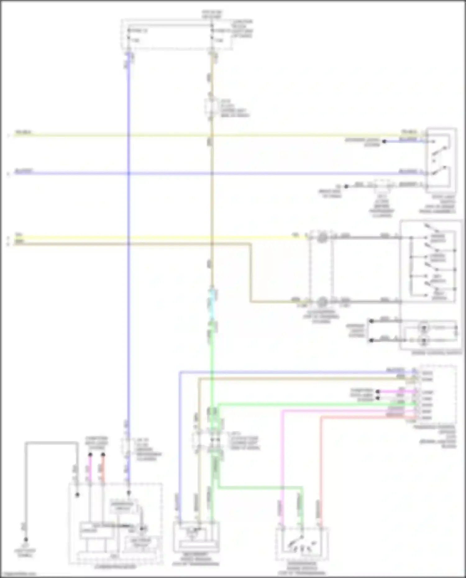 Wiring diagram cruise ind for Mitsubishi Mirage VI facelift 2 (2019-2024) (1 of 2)