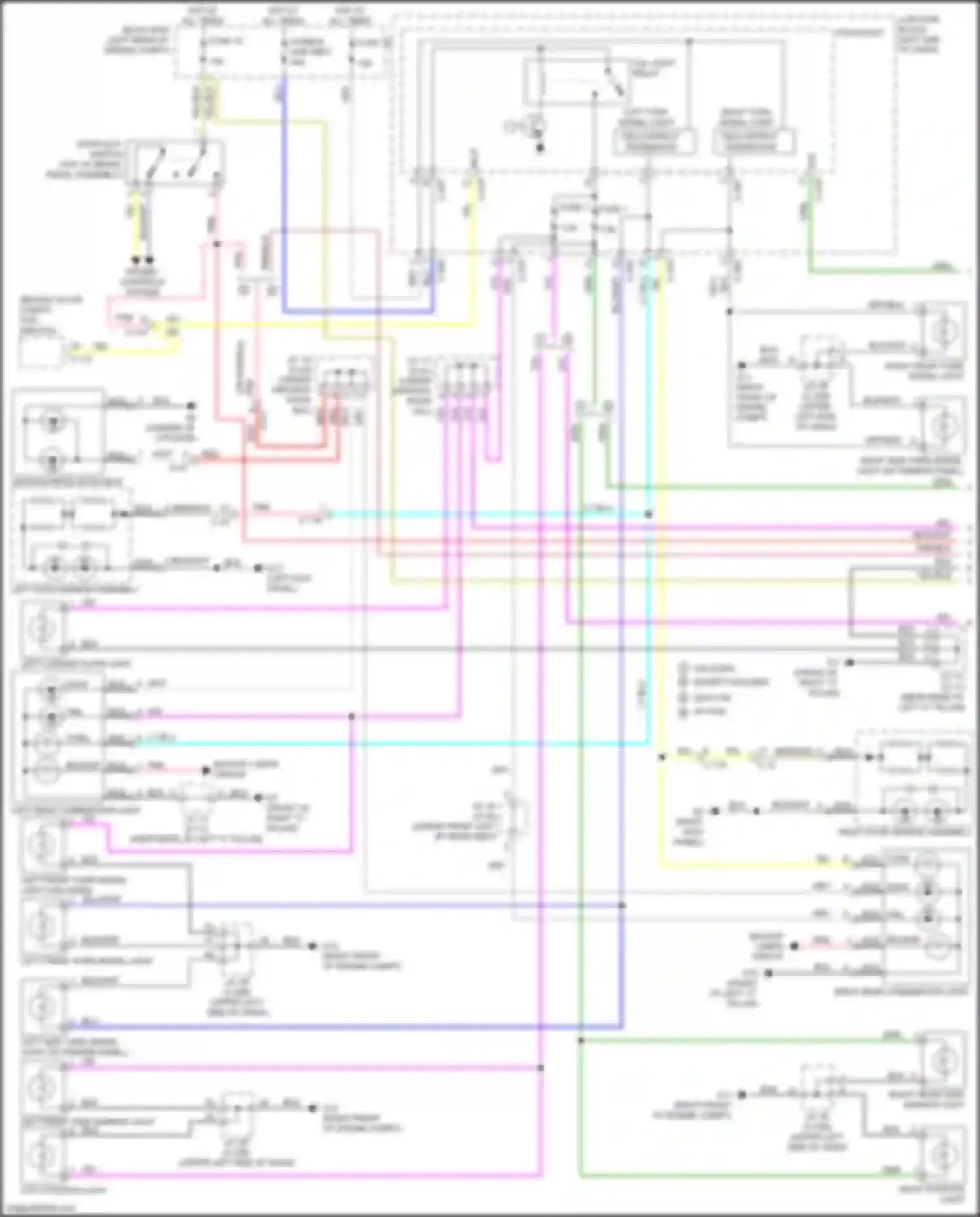 Wiring diagram etacs-ecu for Mitsubishi Mirage VI facelift 2 (2019-2024) (3 of 27)