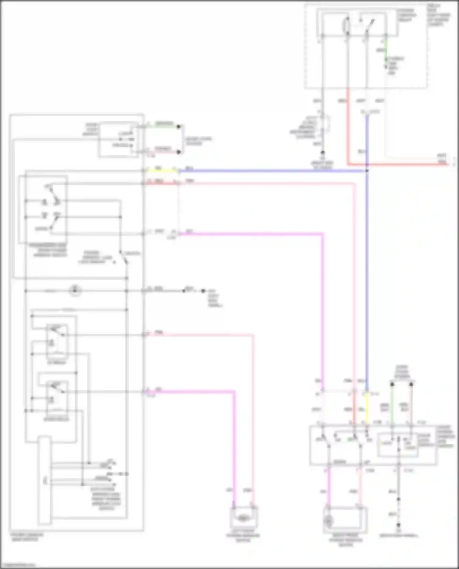 Wiring diagram f-08 for Mitsubishi Mirage VI facelift 2 (2019-2024) (1 of 2)