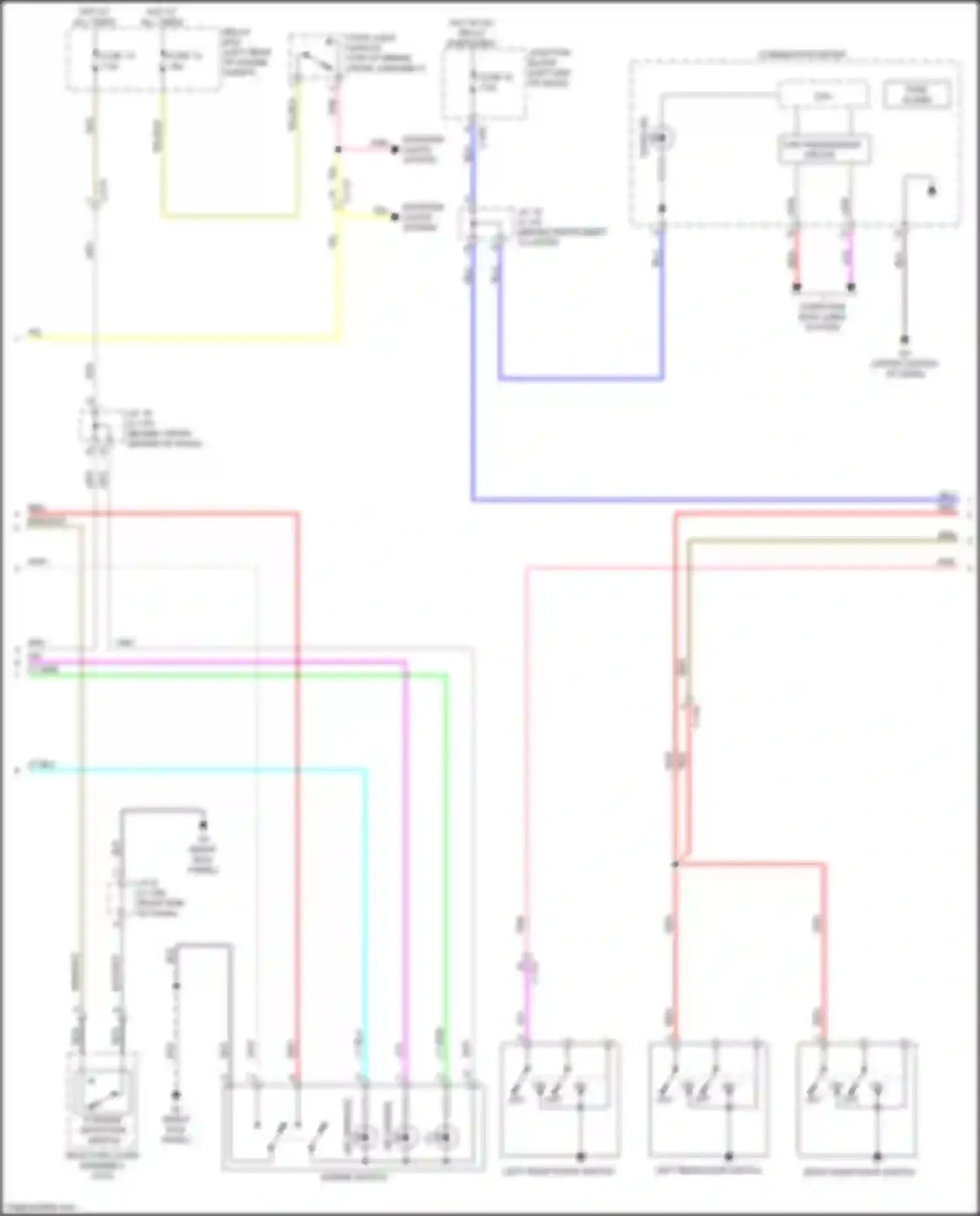Wiring diagram fuse 13 for Mitsubishi Mirage VI facelift 2 (2019-2024) (4 of 22)