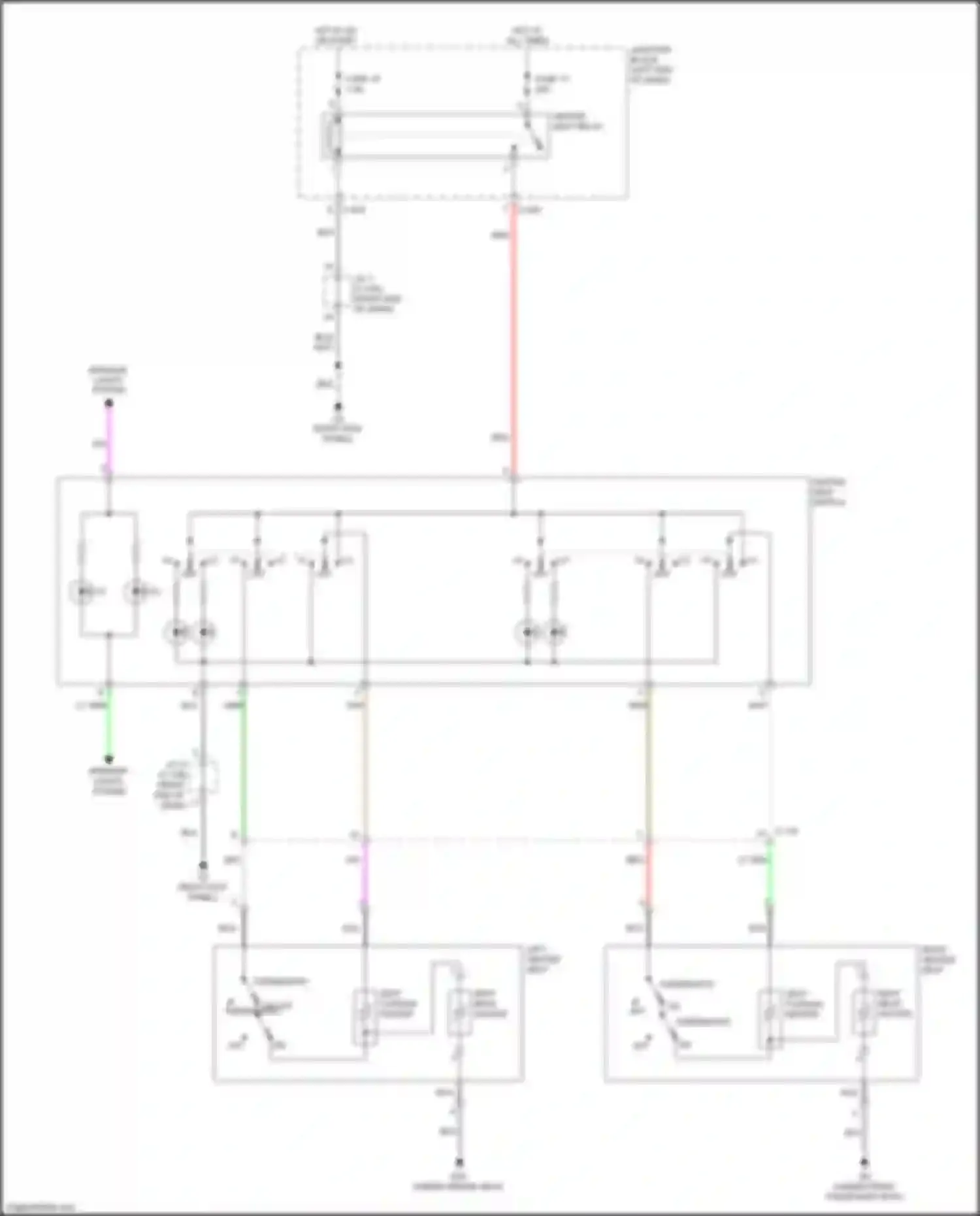 Wiring diagram hi lo for Mitsubishi Mirage VI facelift 2 (2019-2024) (1 of 1)