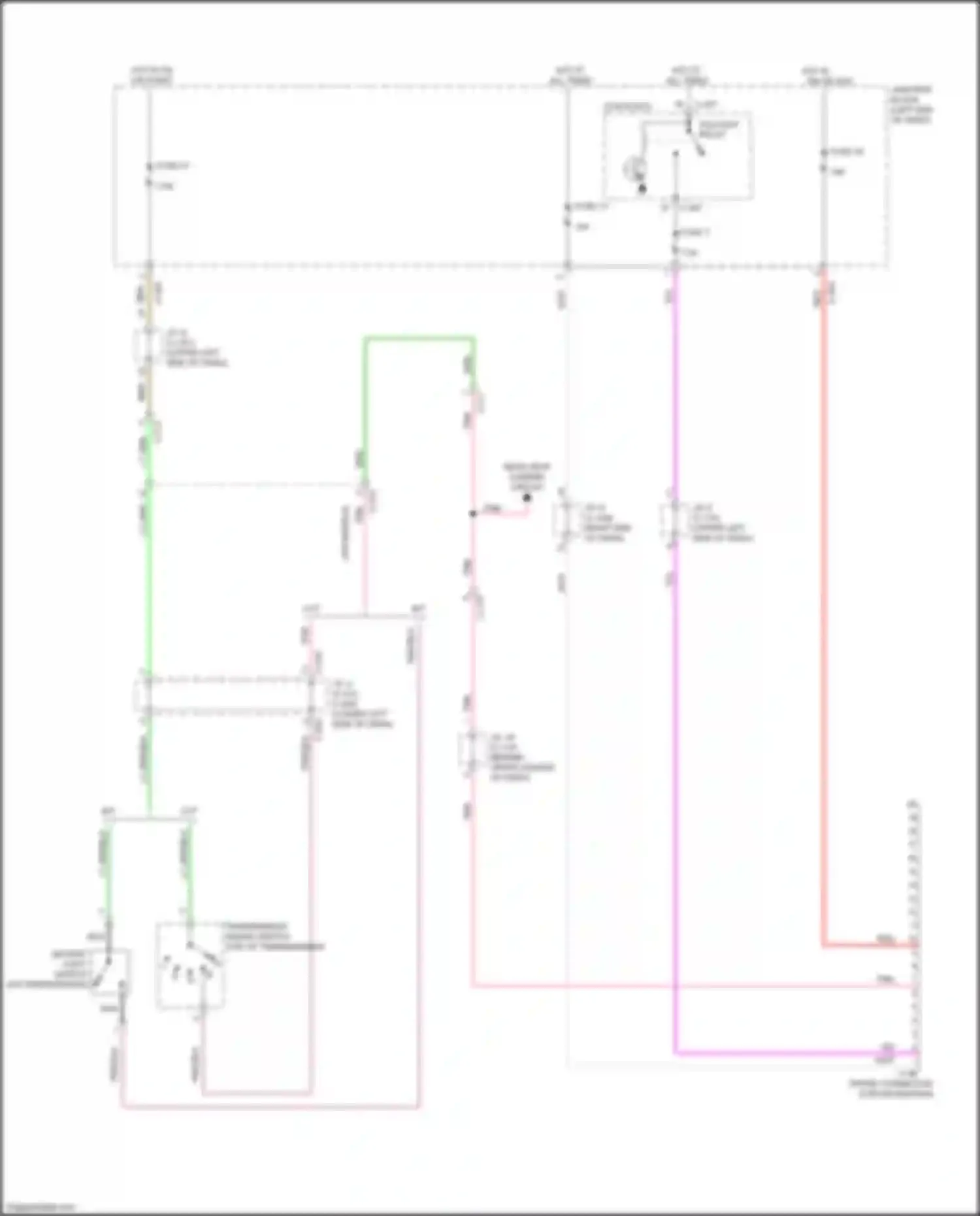 Wiring diagram lt grn/blk for Mitsubishi Mirage VI facelift 2 (2019-2024) (16 of 18)
