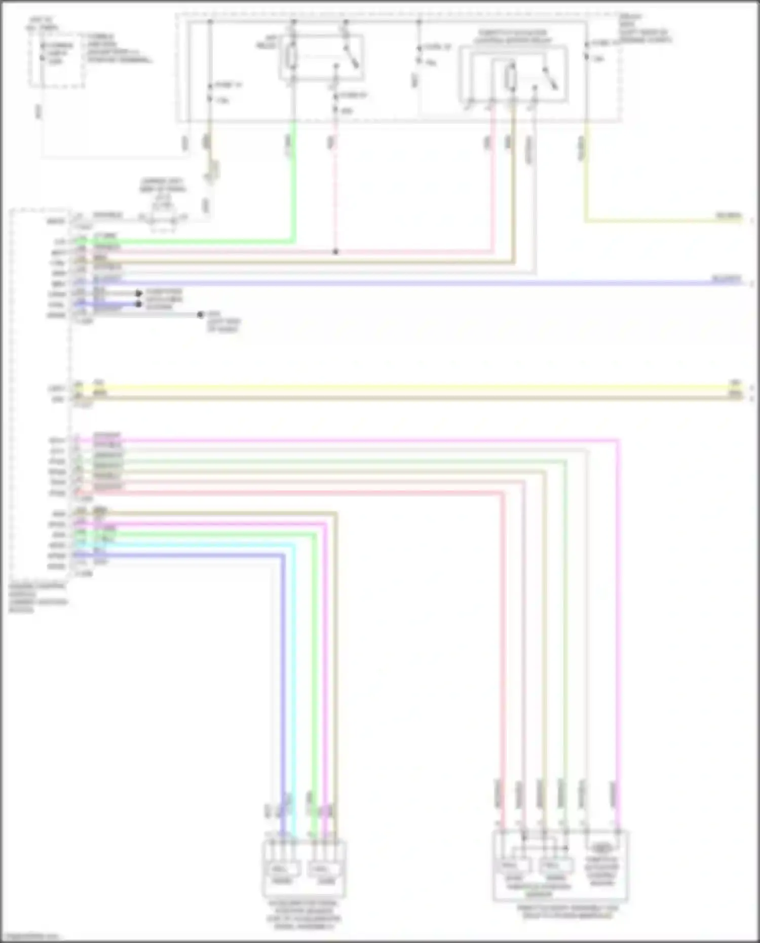 Wiring diagram yel/blk for Mitsubishi Mirage VI facelift 2 (2019-2024) (2 of 23)