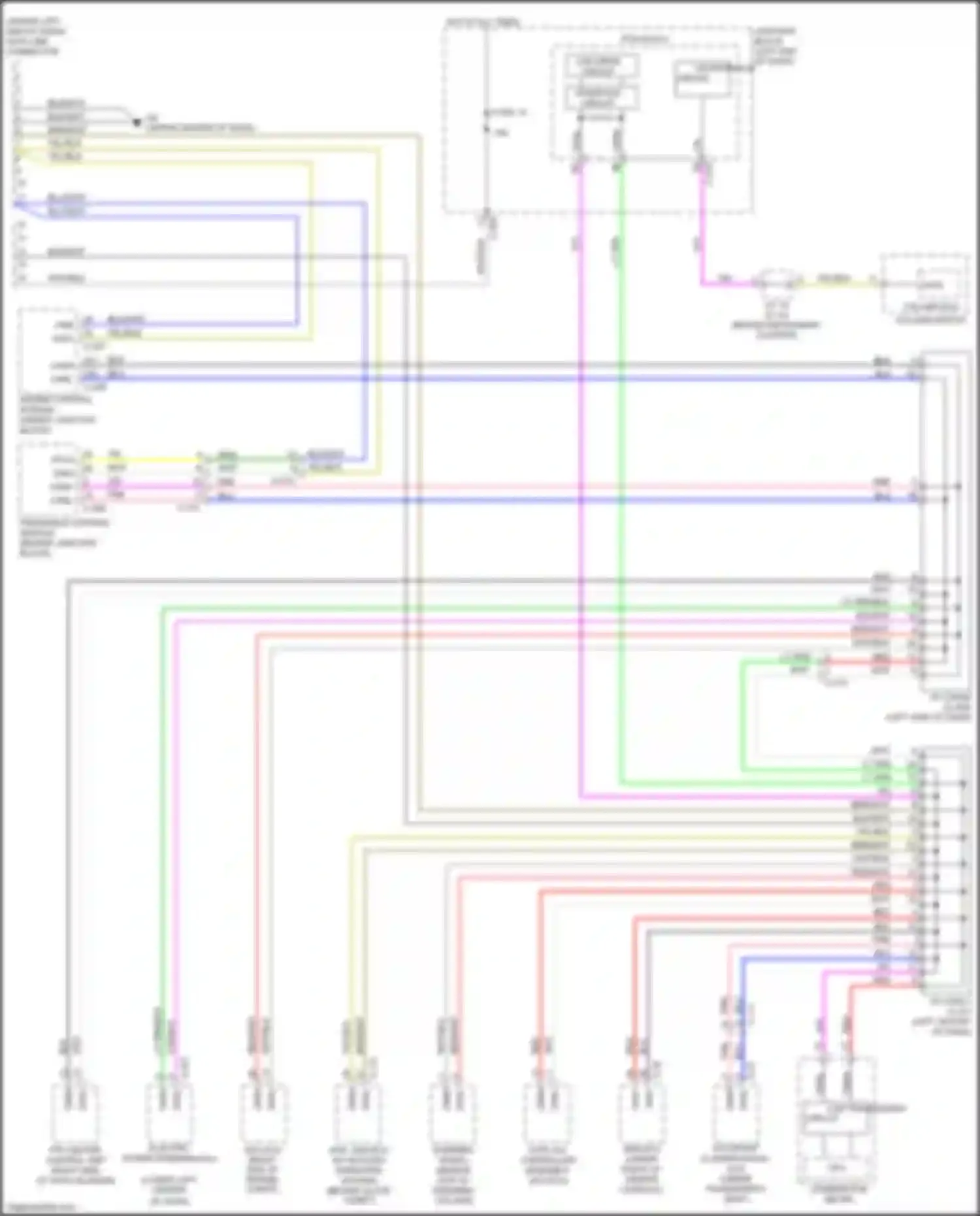 Mirage Mitsubishi VI facelift (2015-2020): Computer data lines circuit