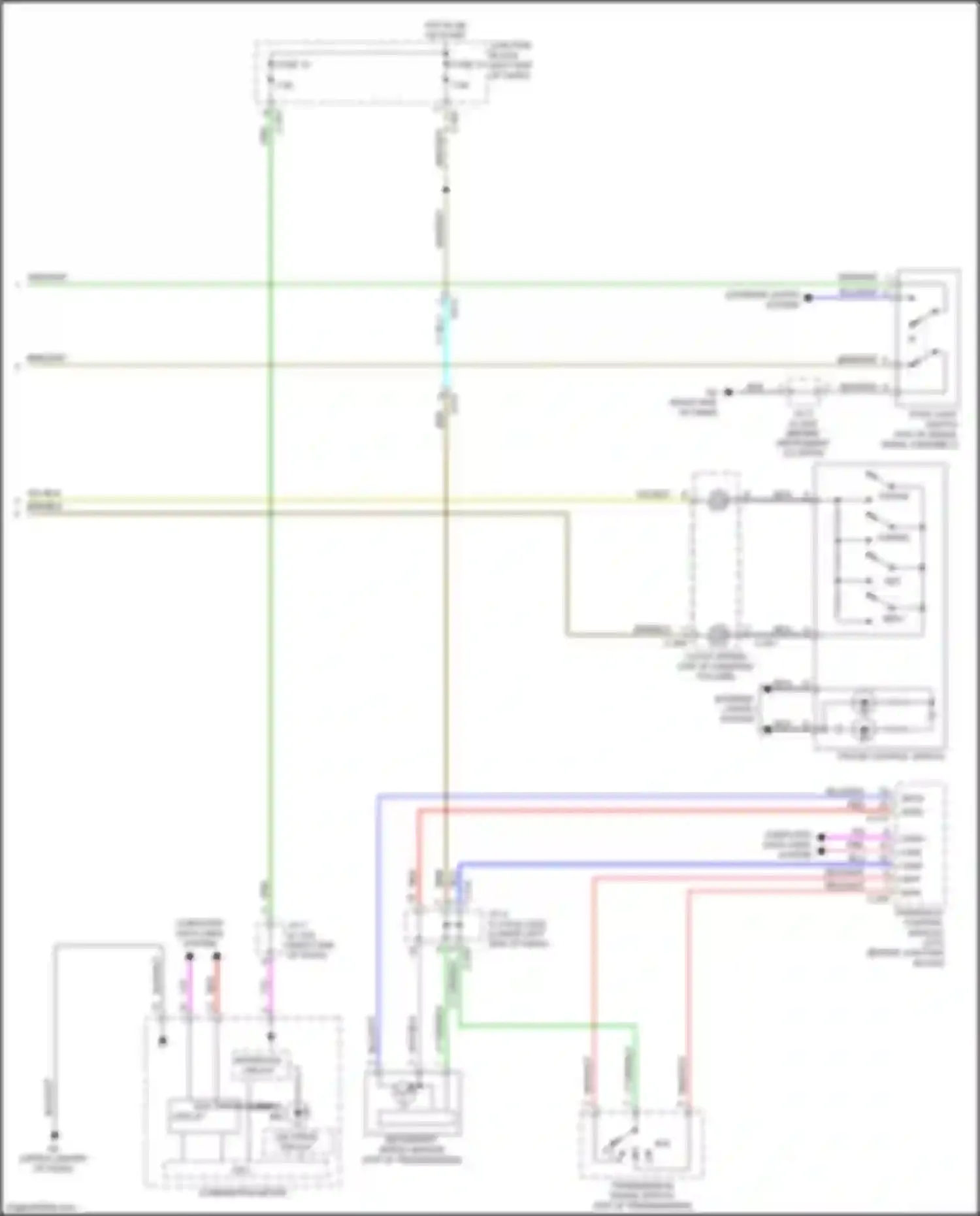 Mirage Mitsubishi VI facelift (2015-2020): Cruise control circuit (2 of 2)