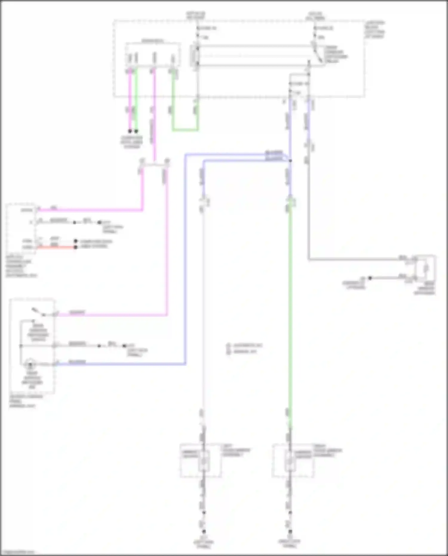 Mirage Mitsubishi VI facelift (2015-2020): Defoggers circuit
