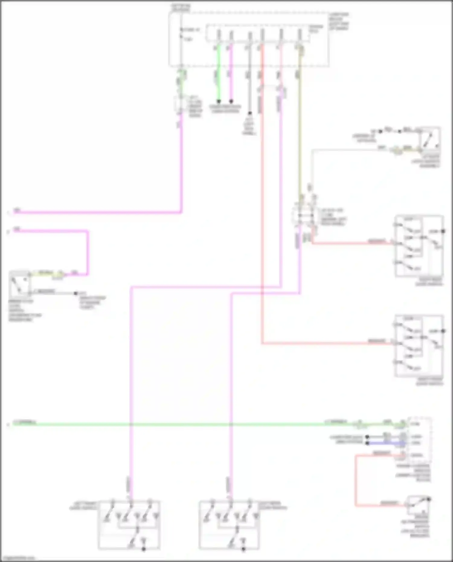 Mirage Mitsubishi VI facelift (2015-2020): Instrument cluster circuit (2 of 2)