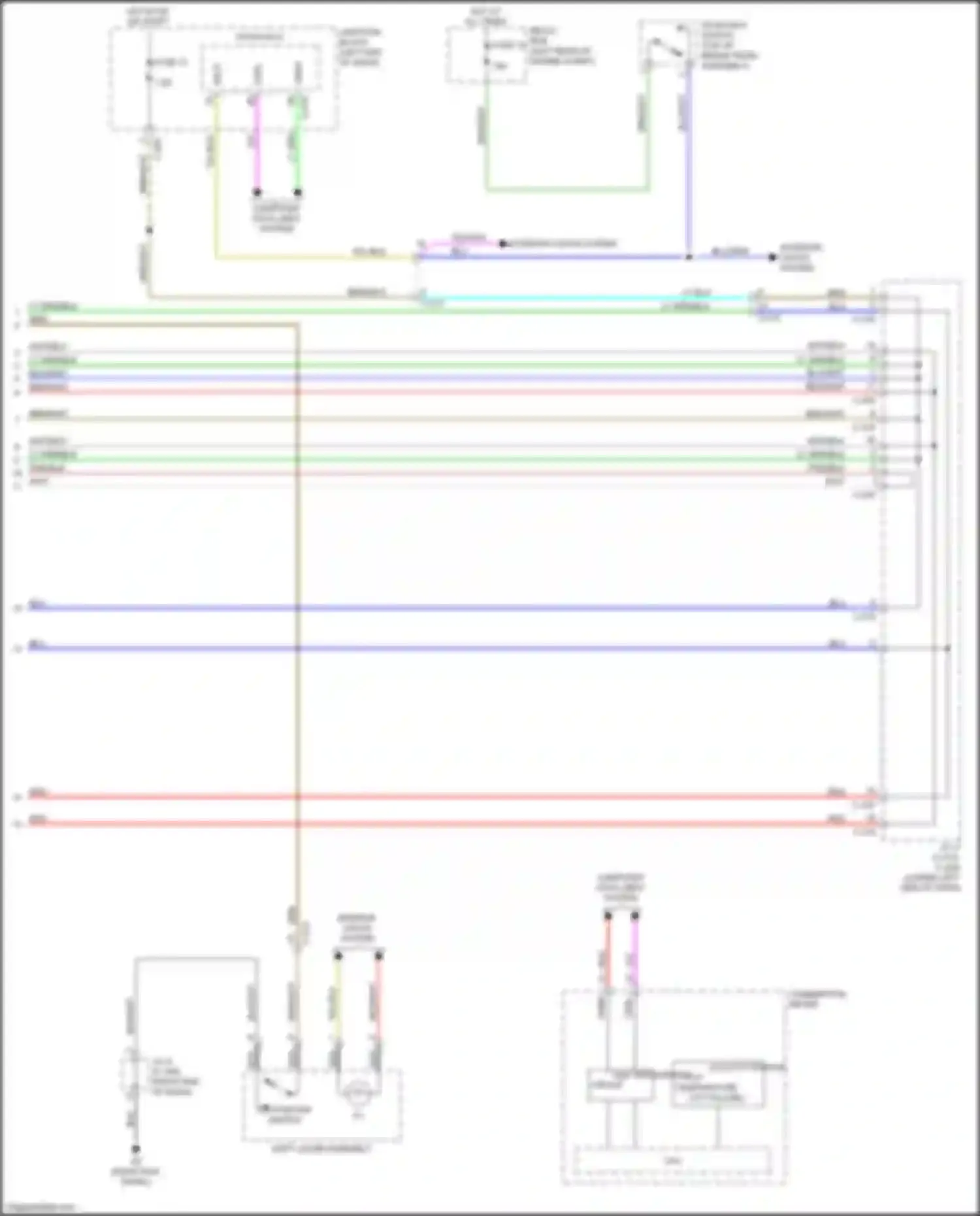 Mirage Mitsubishi VI facelift (2015-2020): Transmission circuit (2 of 2)