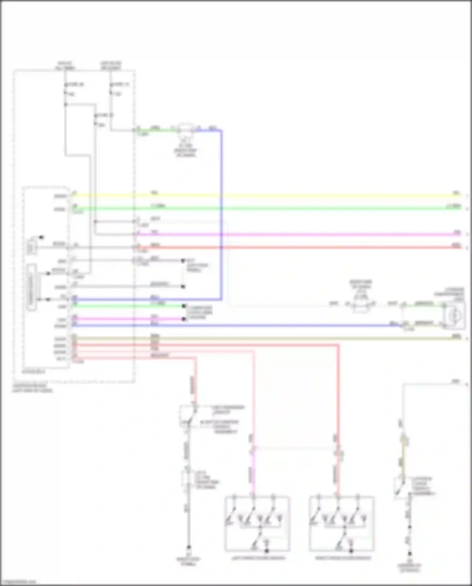 Wiring diagram blu for Mitsubishi Mirage VI facelift (2015-2020) (4 of 55)