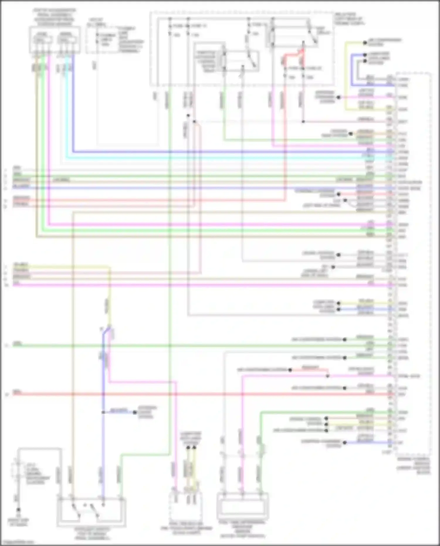 Wiring diagram blu/wht for Mitsubishi Mirage VI facelift (2015-2020) (50 of 50)