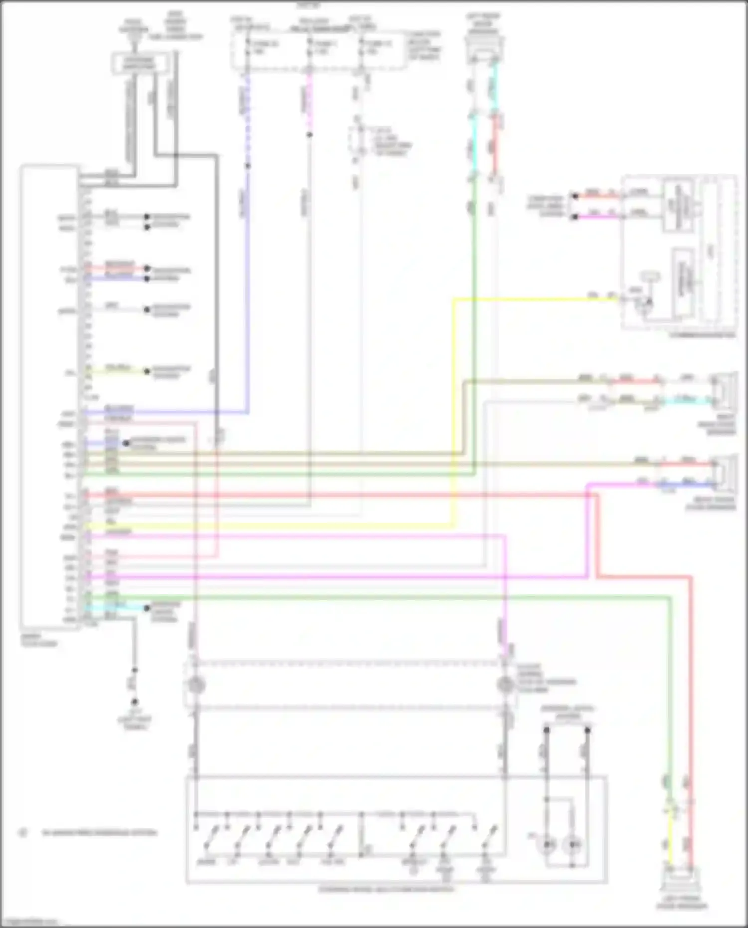 Wiring diagram c-09 for Mitsubishi Mirage VI facelift (2015-2020) (1 of 2)